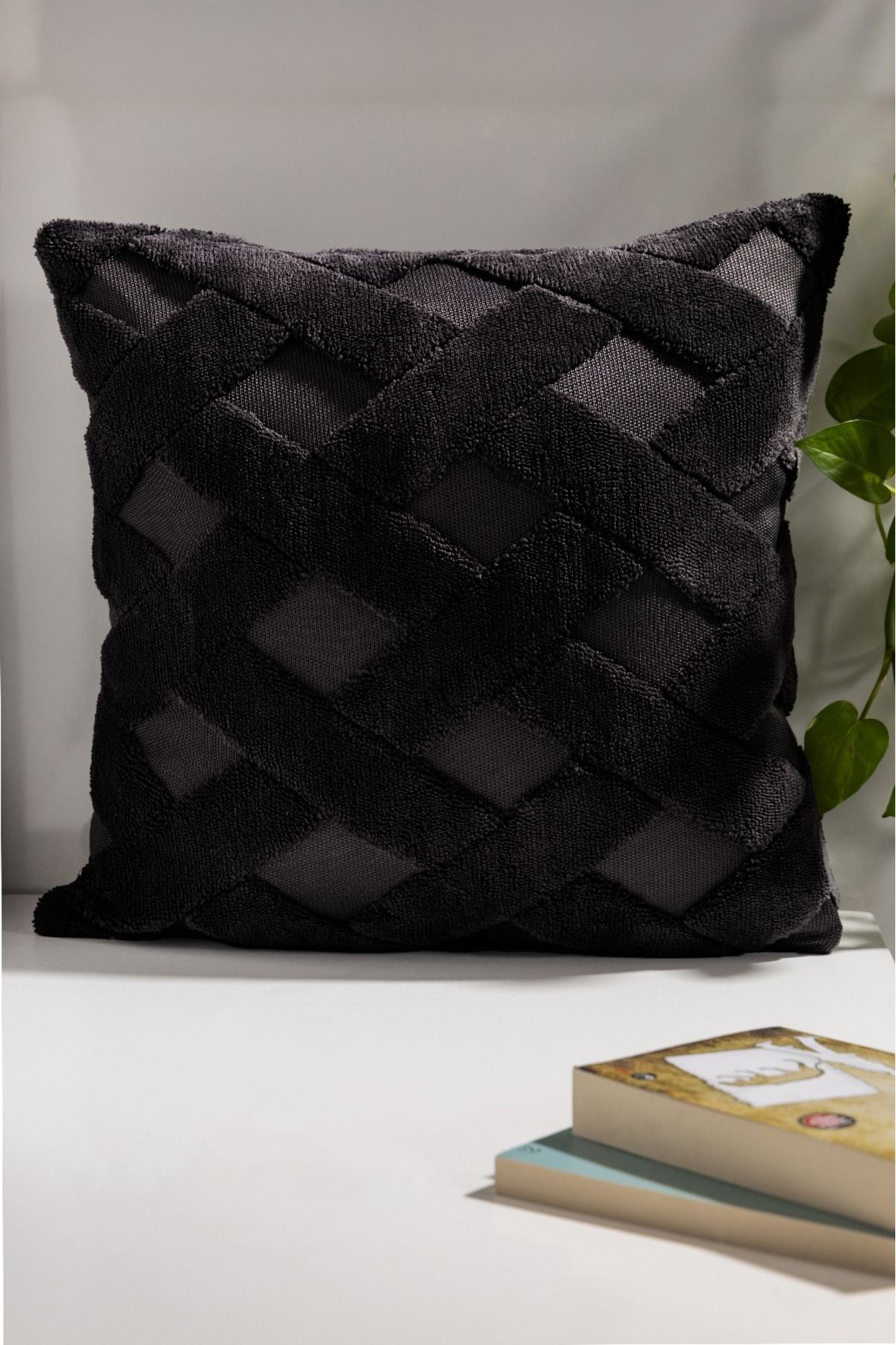 FH finehome Polin Baklava Desen Kırlent Kılıfı 45x45cm