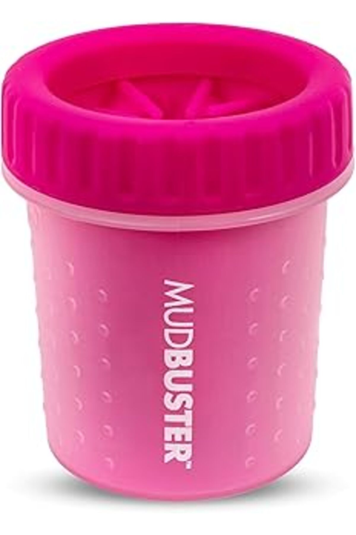 Mu Art Ahşap Dexas Mudbuster Taşınabilir Köpek Pati Temizleyici, Küçük, Pembe, Pw700233