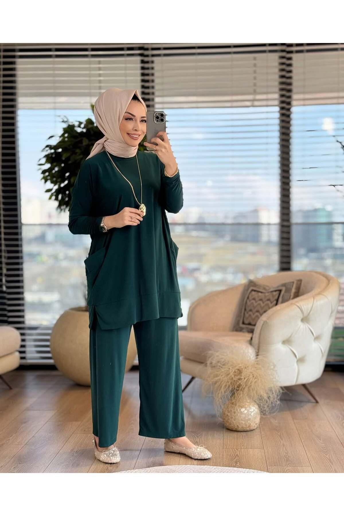 Butik Tesettür alt üst ikili takım