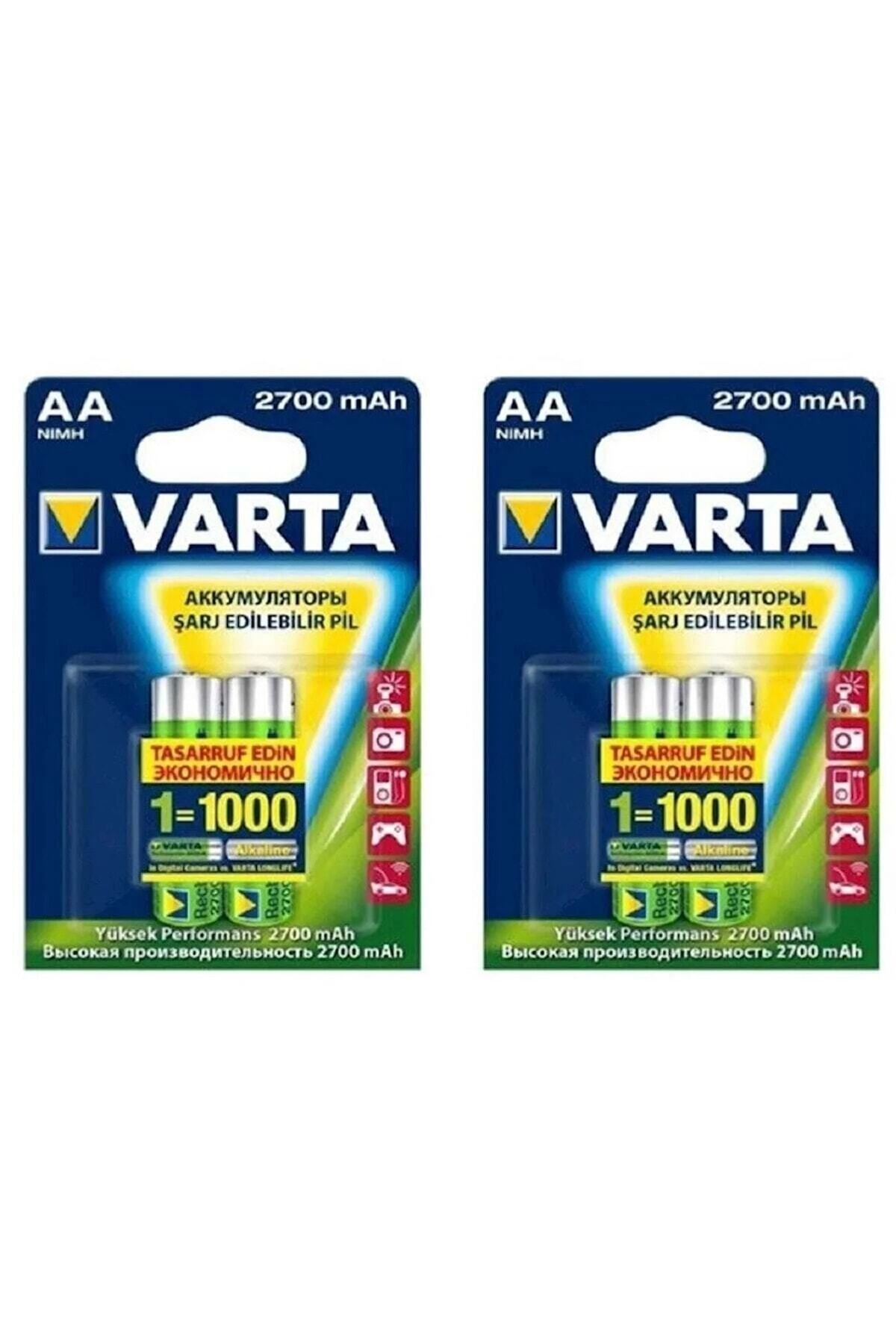 Techno Stock 2700 Mah Aa Şarjlı Pil (4 Adet)