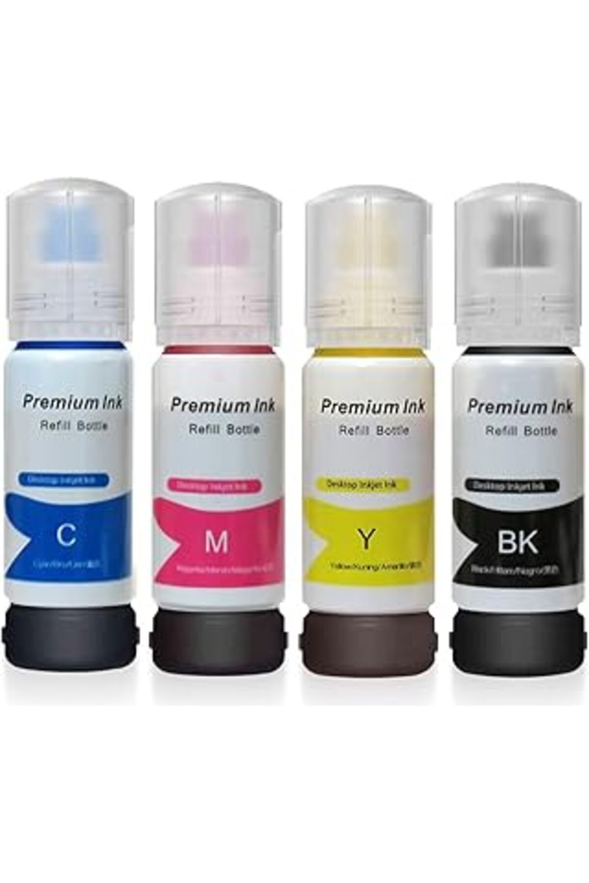 NZM TİCARET Photo Ink 103 L1110/L3110/L3111/L3150/L3156/L3151/L5190 4 Renk Mürekkep Renkli