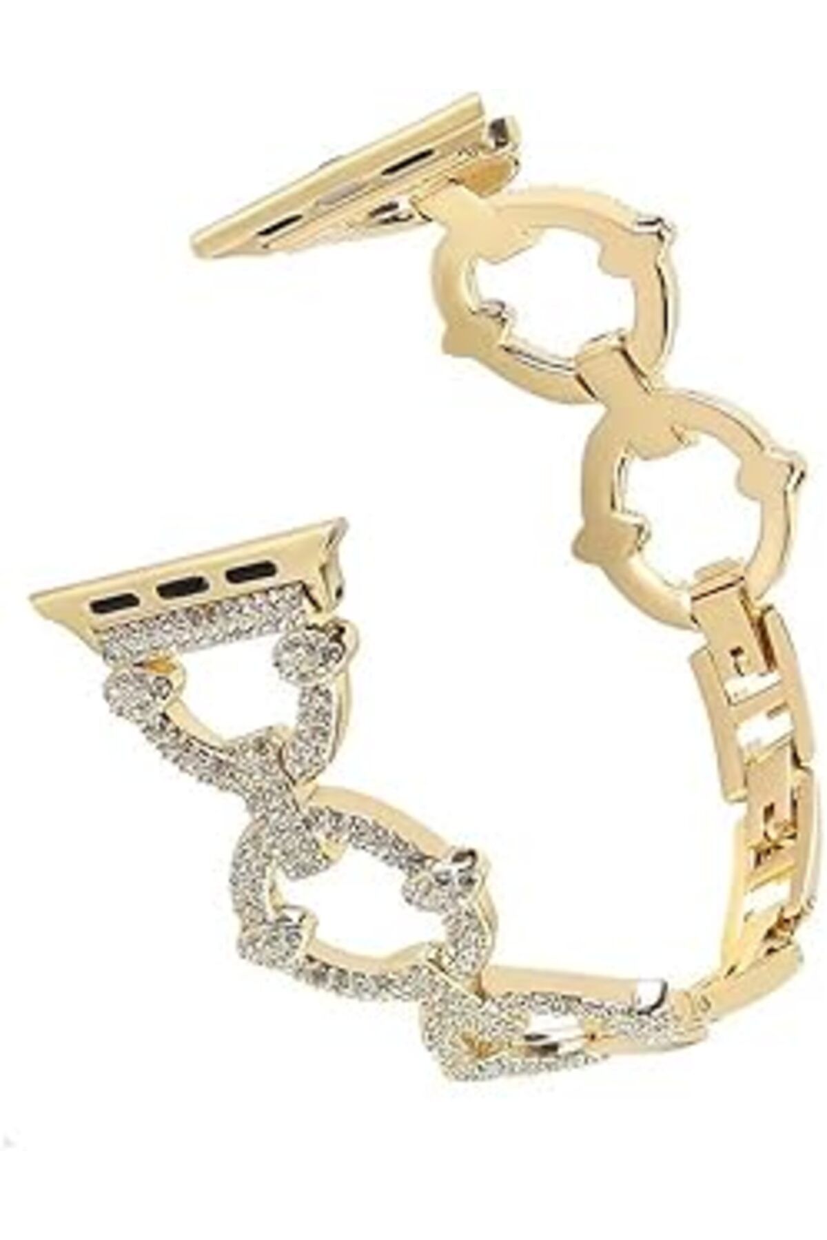 karadağsb Zore Apple İle Uyumlu Watch 38Mm/40Mm Krd-57 Metal Kordon Gold