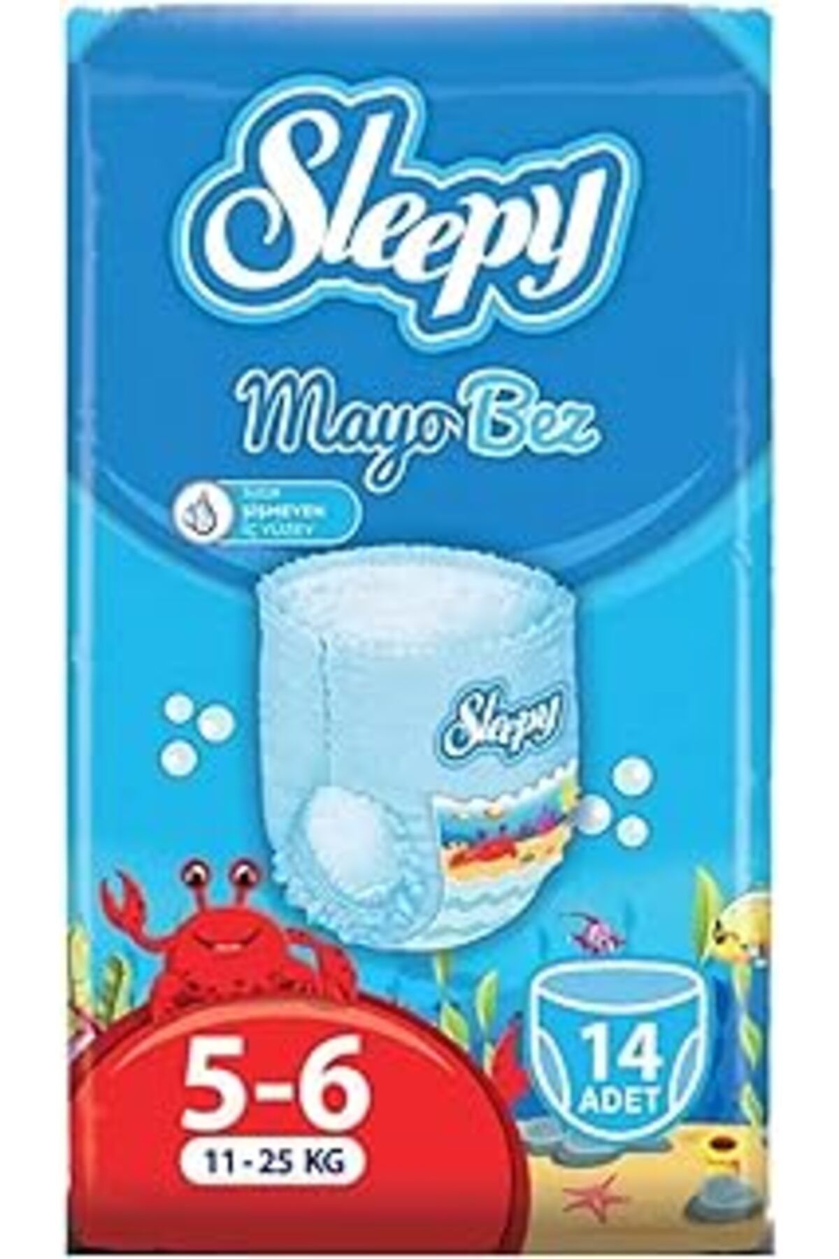 NZM TİCARET Sleepy Mayo Külot Bez 6 Numara Xlarge 14 Adet