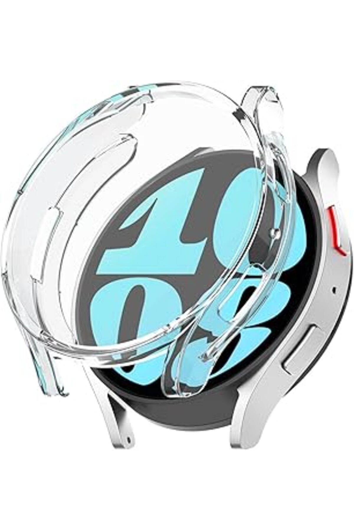 karadağsb Microsonic Samsung Galaxy Watch 7 44Mm Için Kılıf Ekranı Tam Kaplayan 360 Full Round Soft Silicone