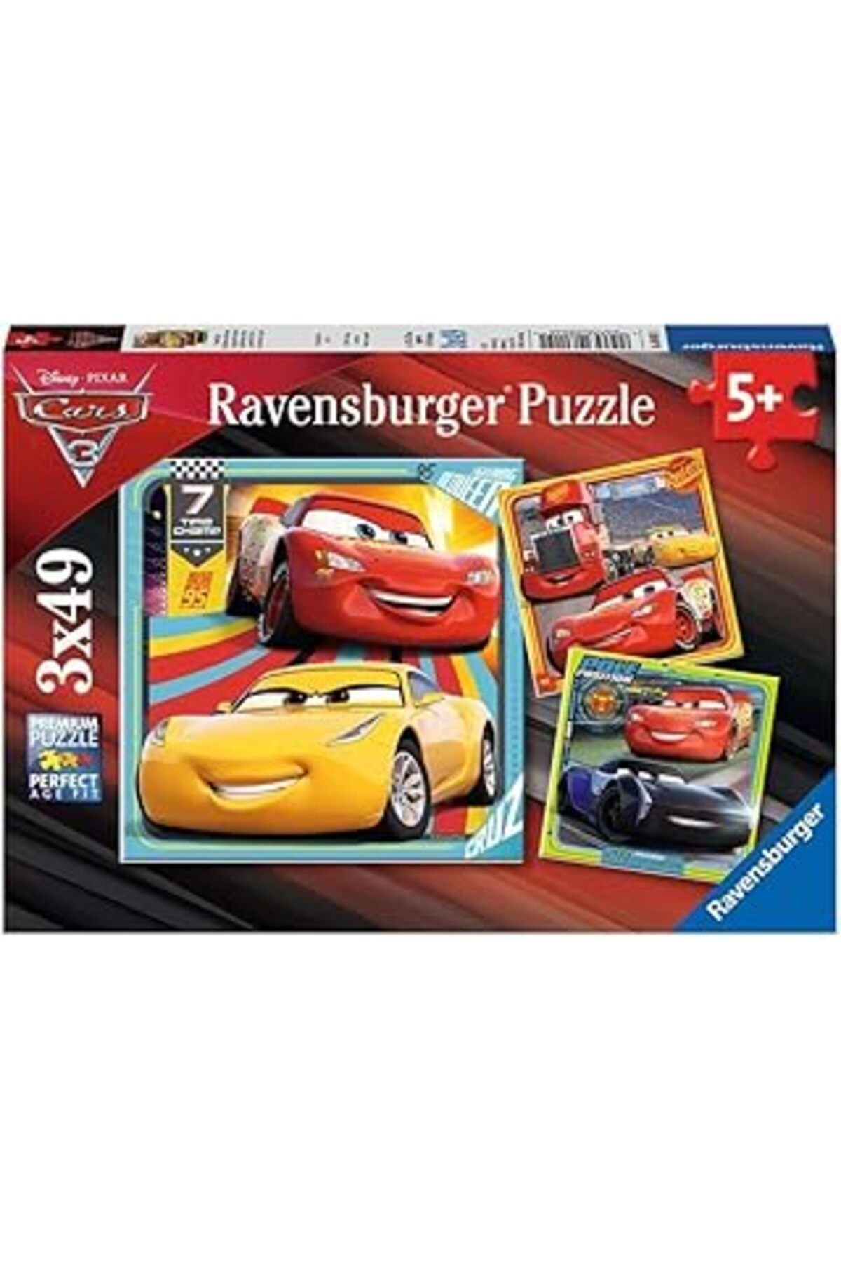 karadağsb Ravensburger (80151) - 3 X 49 Parça Puzzle Wd, Cars3
