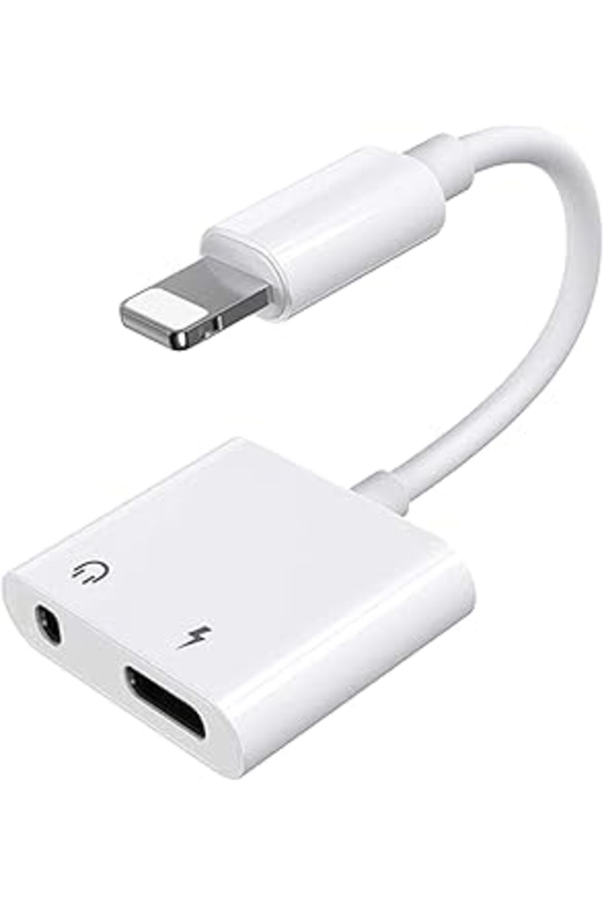 jupiter global bazaar Babilden Şarj Bağlantılı Otg Dönüştürücü (Lightning 3.5Mm Adaptör)