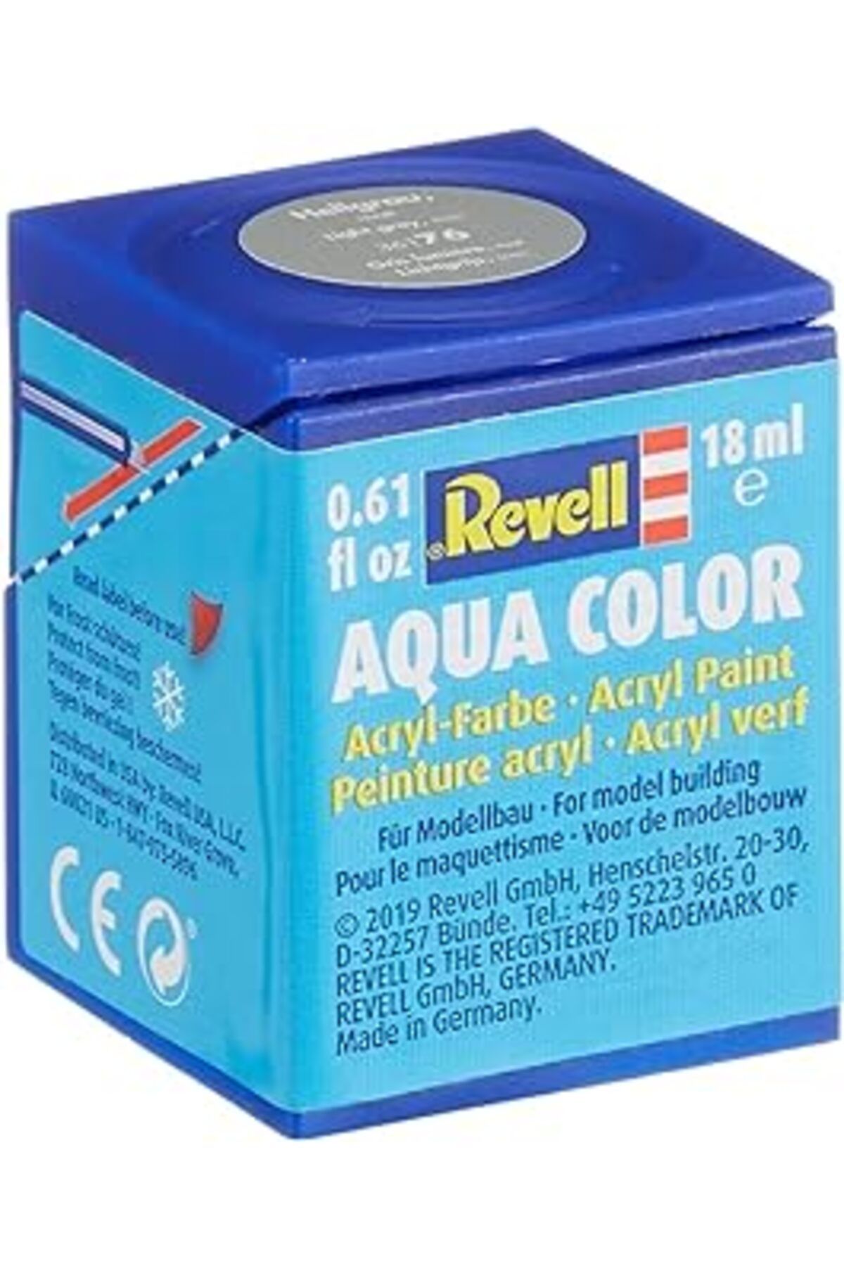 Mu Art Revell - Su Bazlı Maket Boyası Açık Gri Mat 18 Ml (36176)