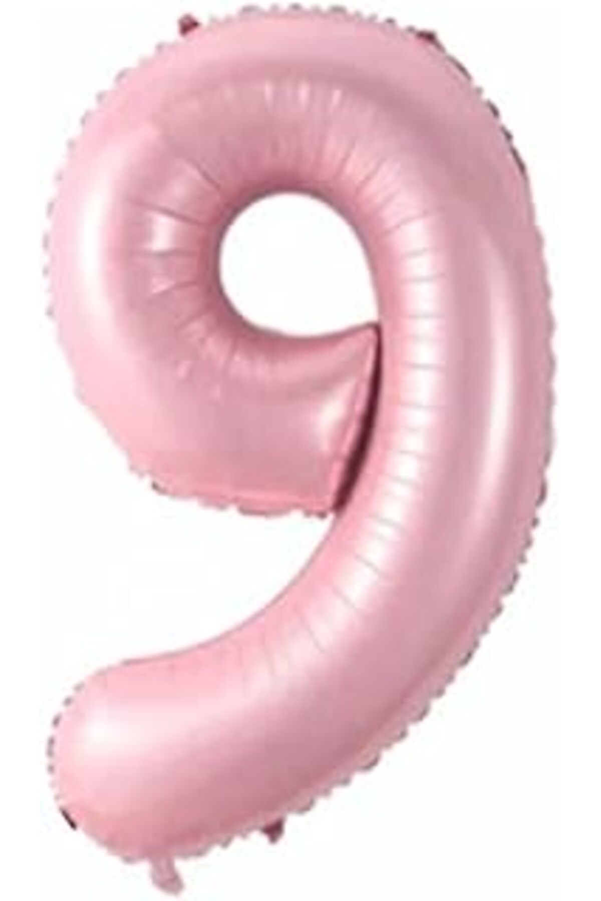 karadağsb 9 Açık Pembe Renk Rakam Folyo Balon 80 Cm