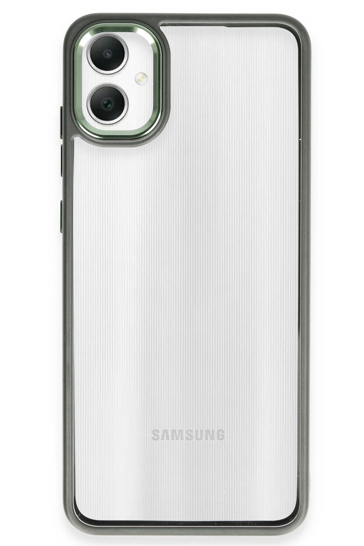 NewFace Samsung Galaxy A05 Kılıf Power Silikon - Koyu Yeşil YNSMR