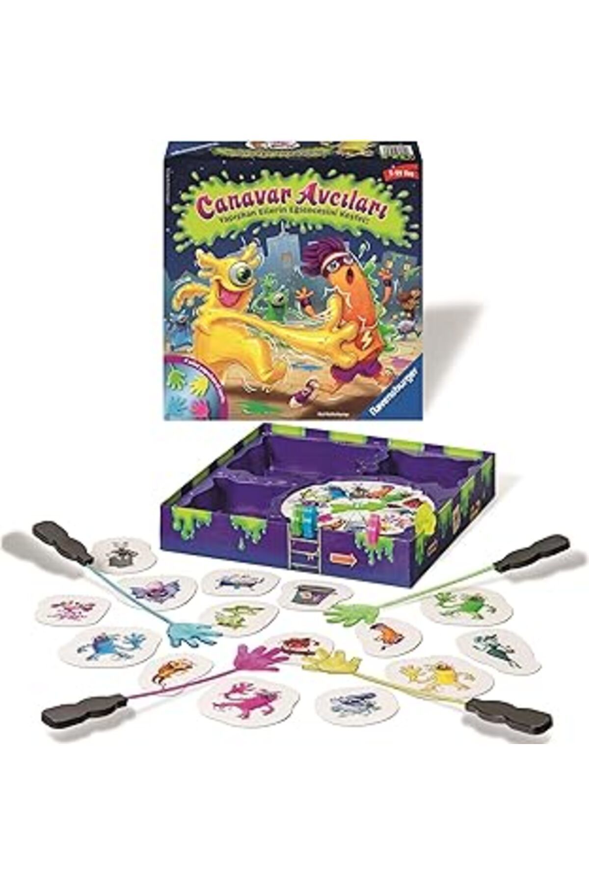 DENİZBİLİŞİM Ravensburger Canavar Avcıları Oyunu, 5+ Yaş (214327)