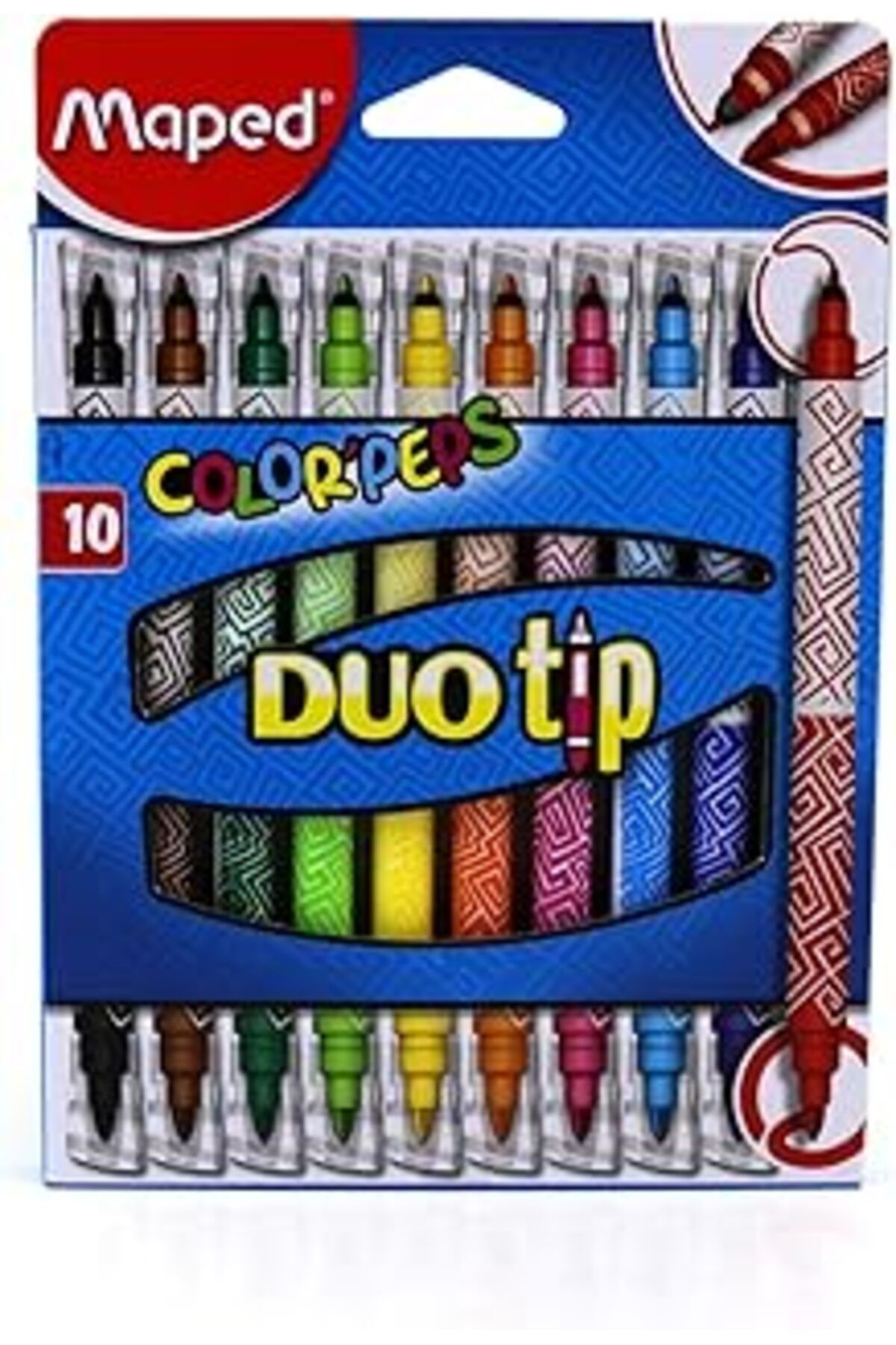 NETWORK ART MAPED 849010 COLOR PEPS DUO 10 RENK KEÇELİ KALEM