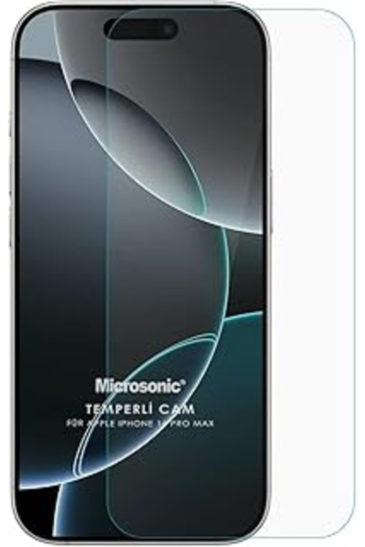 Pİ GLOBAL Microsonic Apple Iphone 16 Pro Tempered Glass Cam Ekran Koruyucu [Iphone 16 Pro Ile Uyumlu Ekran Ko
