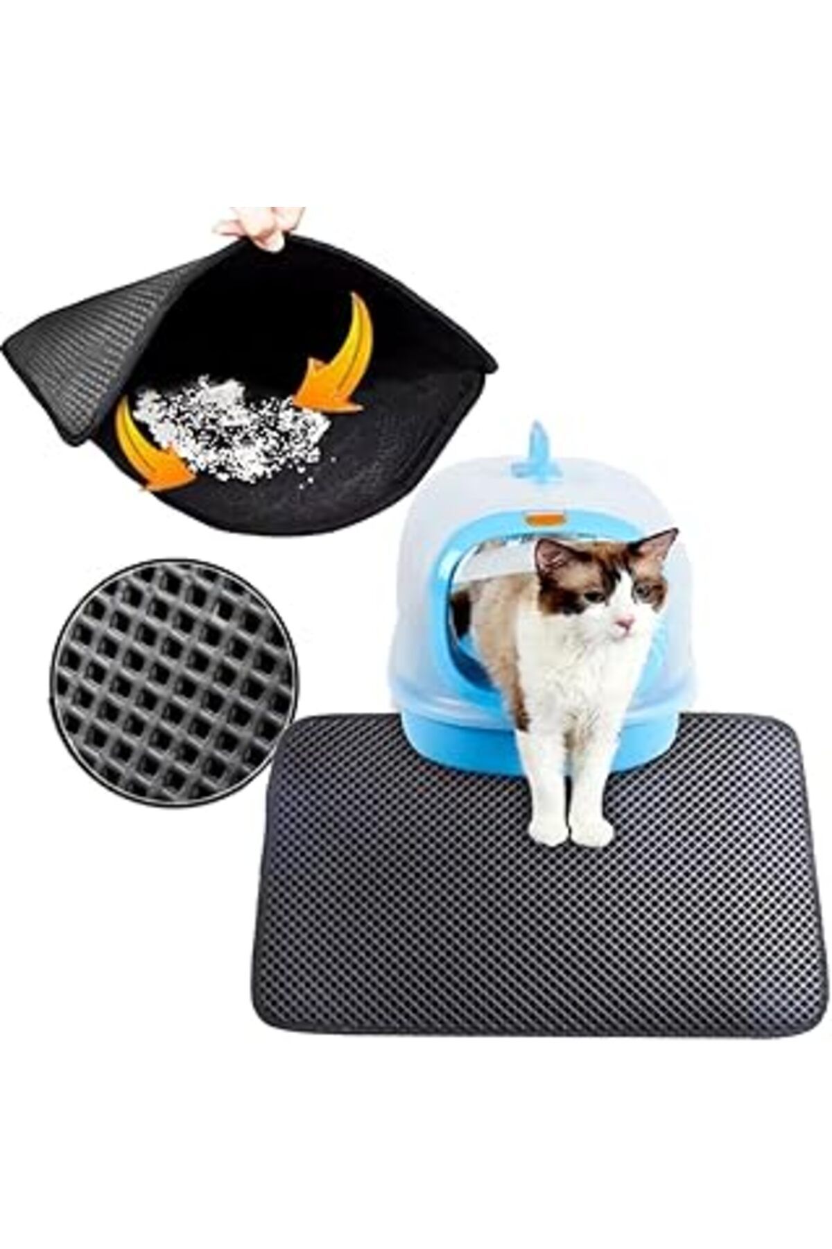 karadağsb Kyro Tech Elekli Kedi Kumu Paspası Kedi Köpek Tuvalet Önü Paspas Kedi Köpek Matı Elekli Kedi Kumu T
