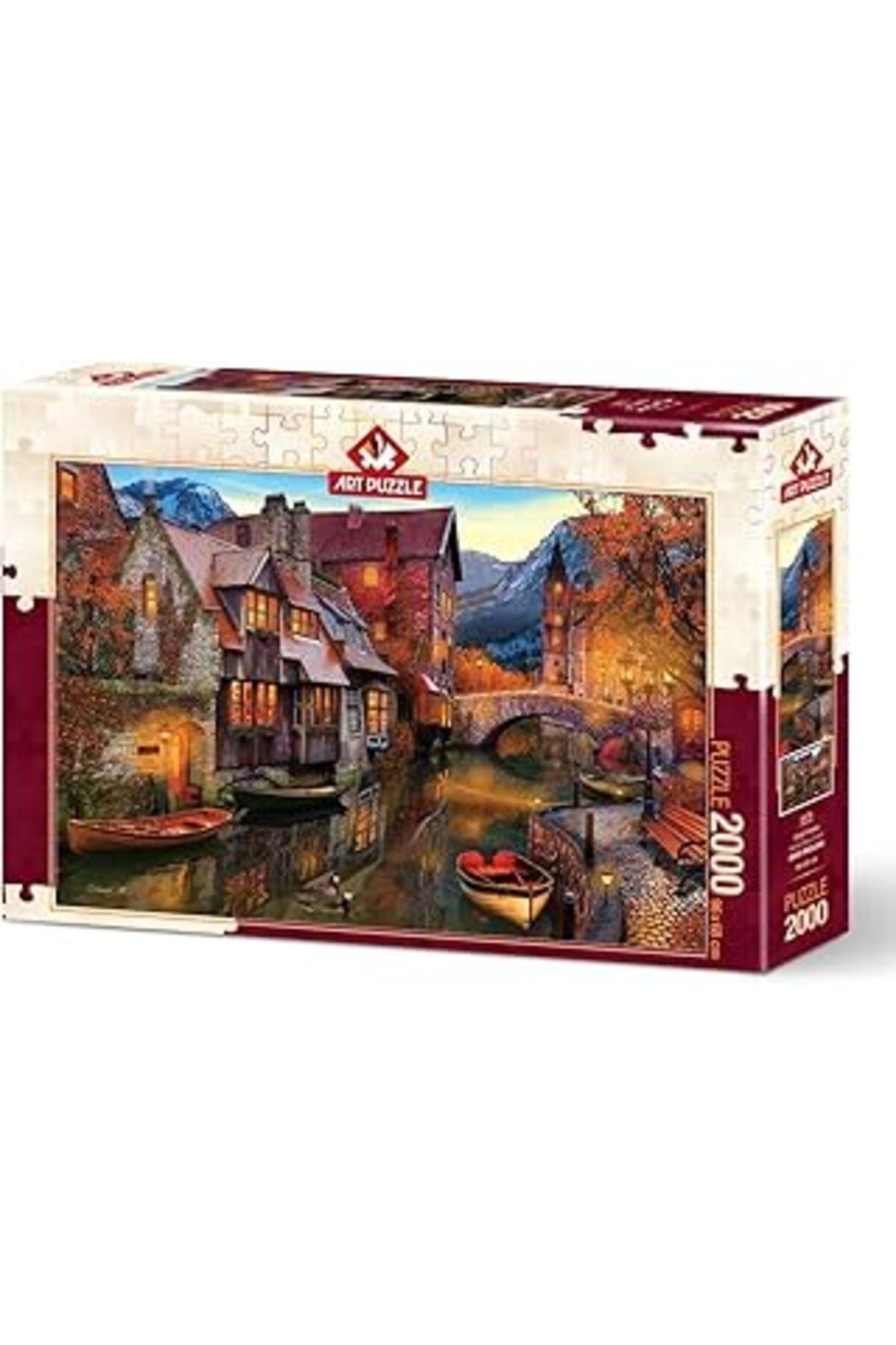 karadağsb Art Puzzle Kanal Boyu Evleri 2000 Parça Puzzle