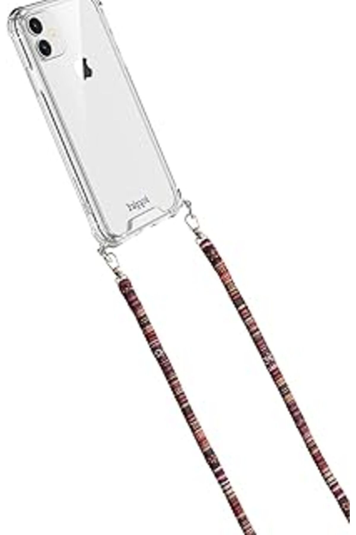 nazeninstoğu Hippi Alder Renkli 110 Cm Ipli Tüm Telefonlarla Uyumlu Ve Boyun Askılı Kumaş Telefon Askısı (Renkli