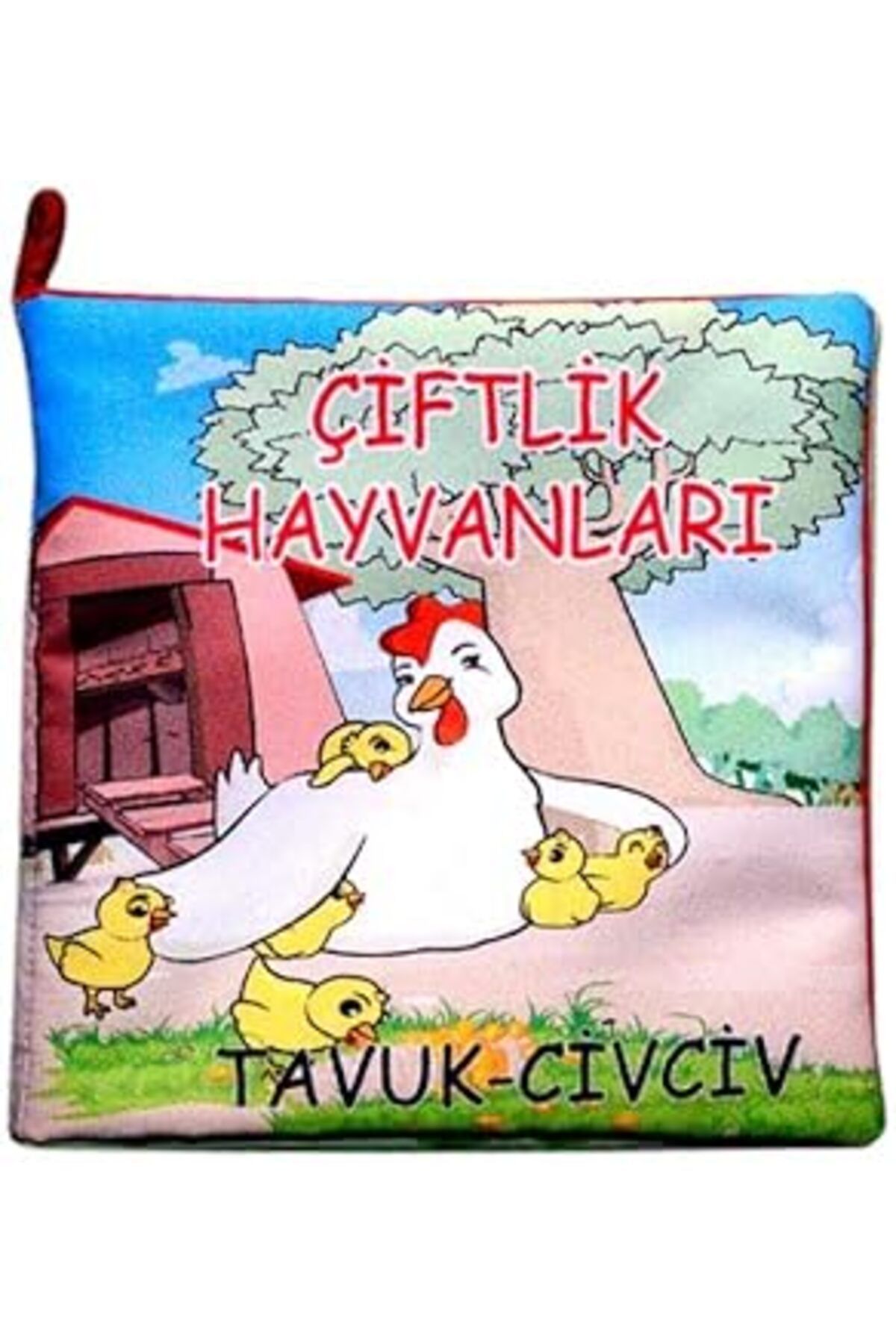 karadağsb Tox Çiftlik Hayvanları Kumaş Sessiz Kitap - Bez Kitap , Eğitici Oyuncak , Yumuşak Ve Hışırtılı