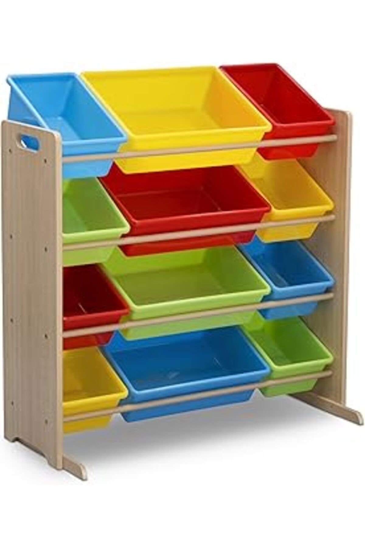 karadağsb Delta Children Çocuk Oyuncakları 12 Plastik Kutulu Depolama Düzenleyicisi - Greenguard Gold Sertifi