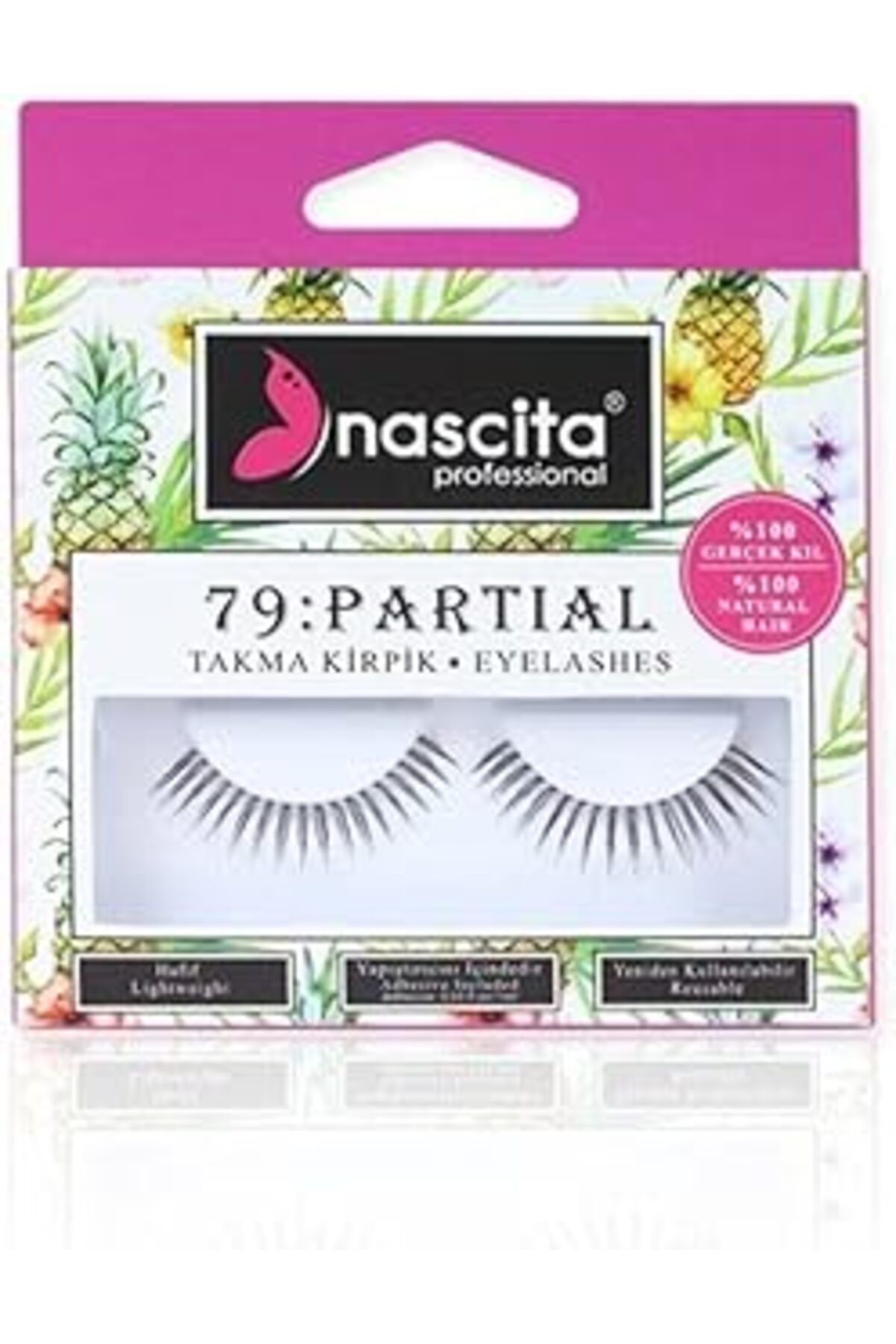 Pazarcan Parçalı Takma Kirpik (%100 Gerçek Kıl)
