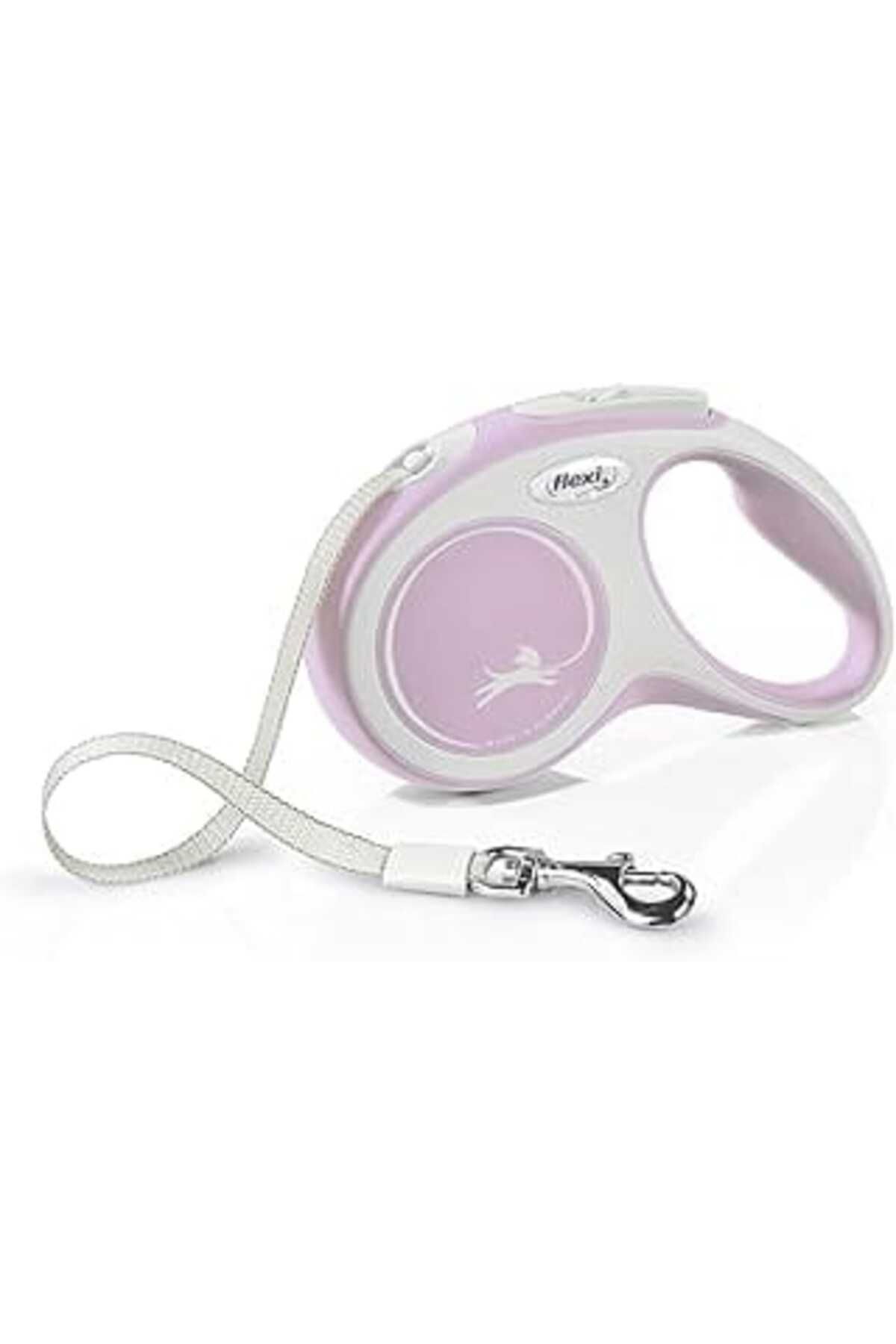 NZM TİCARET Flexi New Comfort S Beden Pembe 5Mt Şerit Tasma