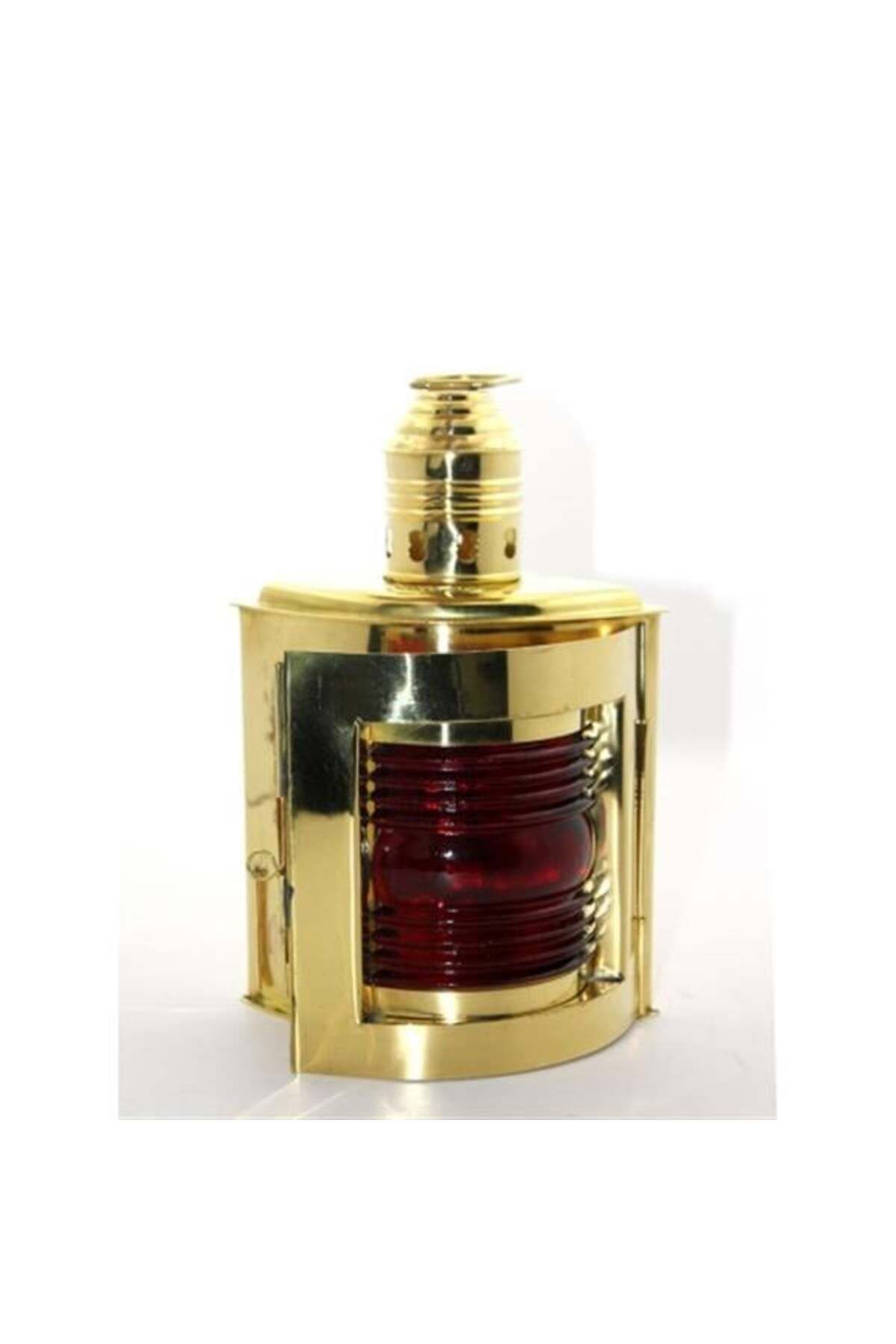 Mu Art Ahşap Pirinç Gaz Lambası Model 2