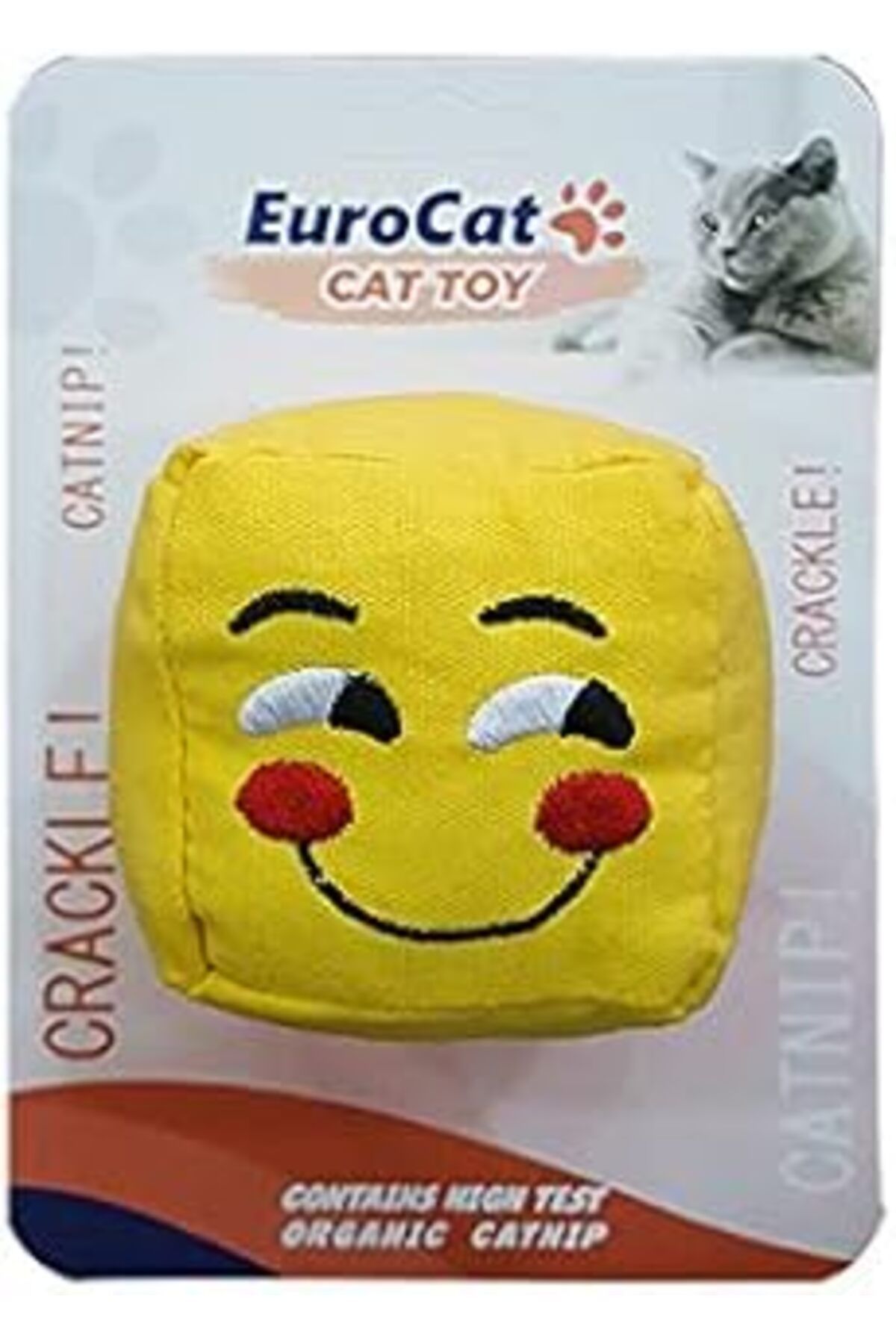 robotrend Eurocat Oyuncağı Gülen Smiley Küp 6 Cm