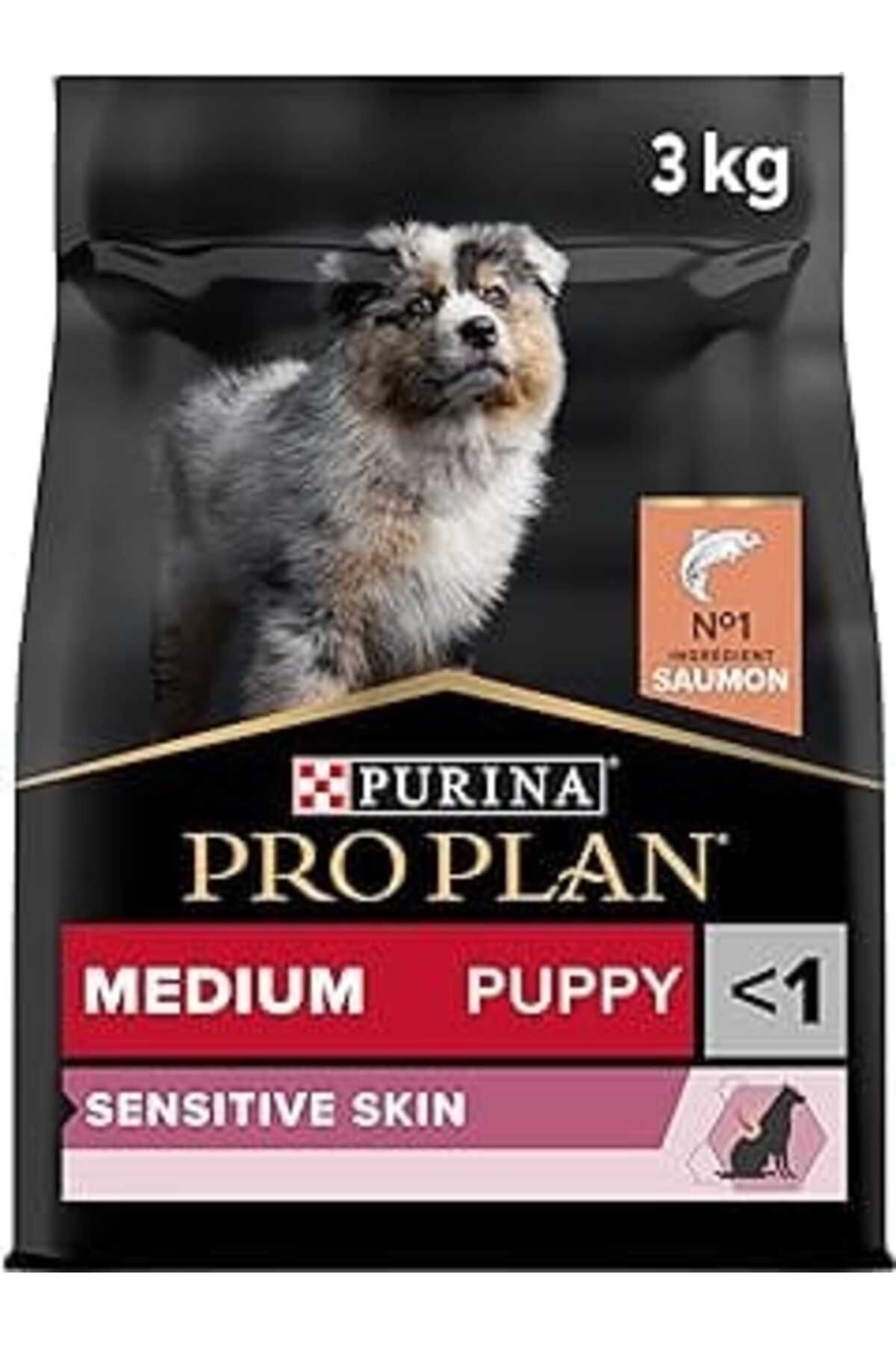 karadağsb Pro Plan Medium Puppy Somonlu Tam Kuru Orta Irk Yavru Köpek Maması, 3 Kg