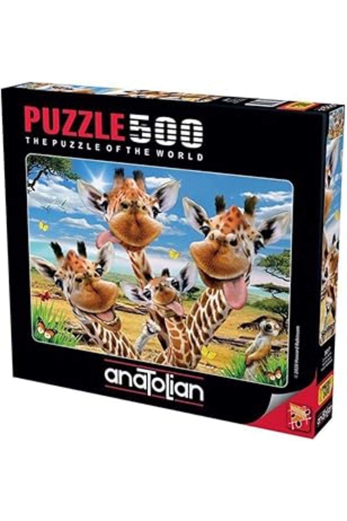 karadağsb Anatolian Puzzle - Zürafa Selfisi / 500 Parça, #3617