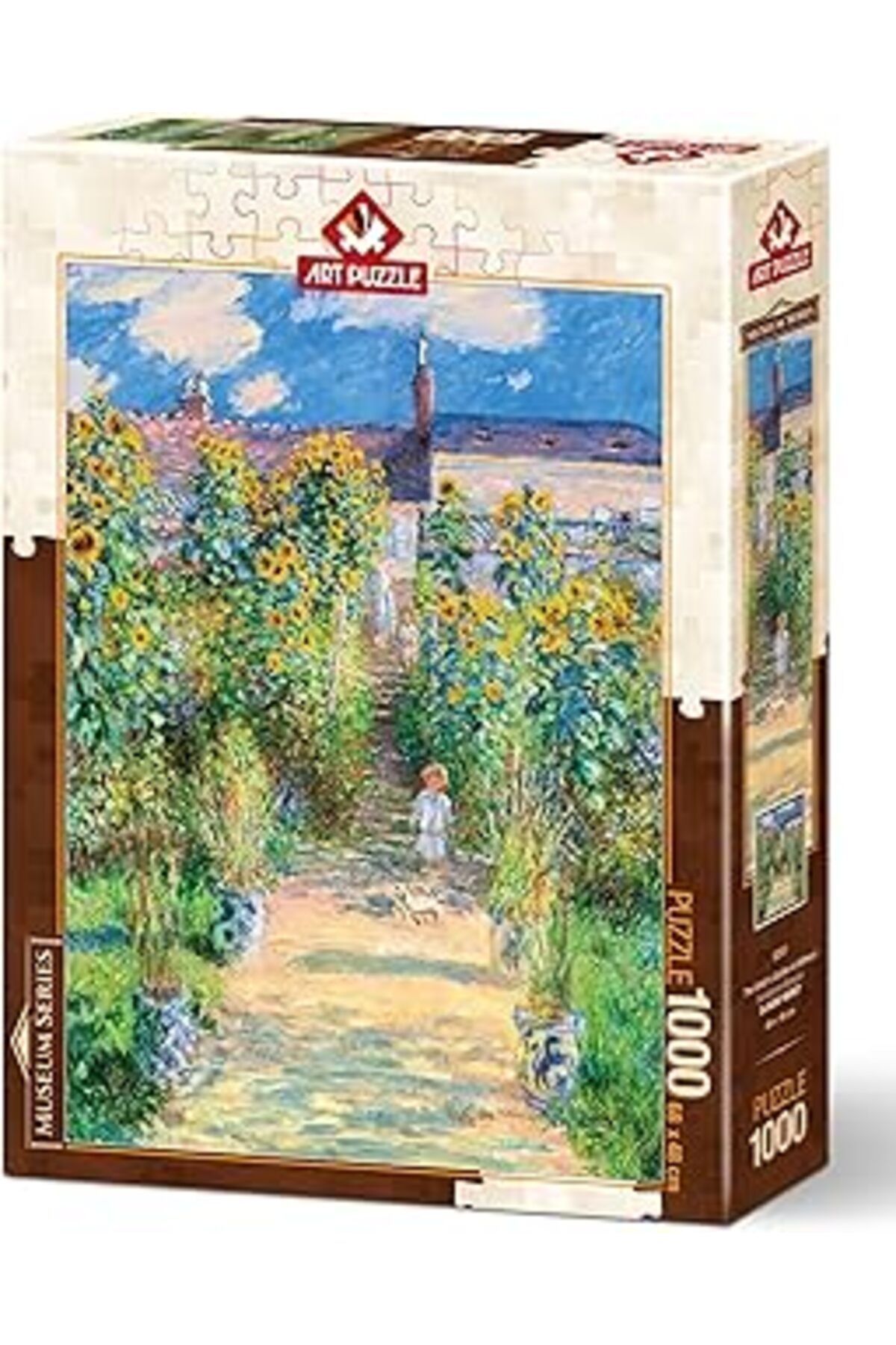 karadağsb Art Puzzle Sanatçının Bahçesi, Claude Monet 1000 Parça Puzzle