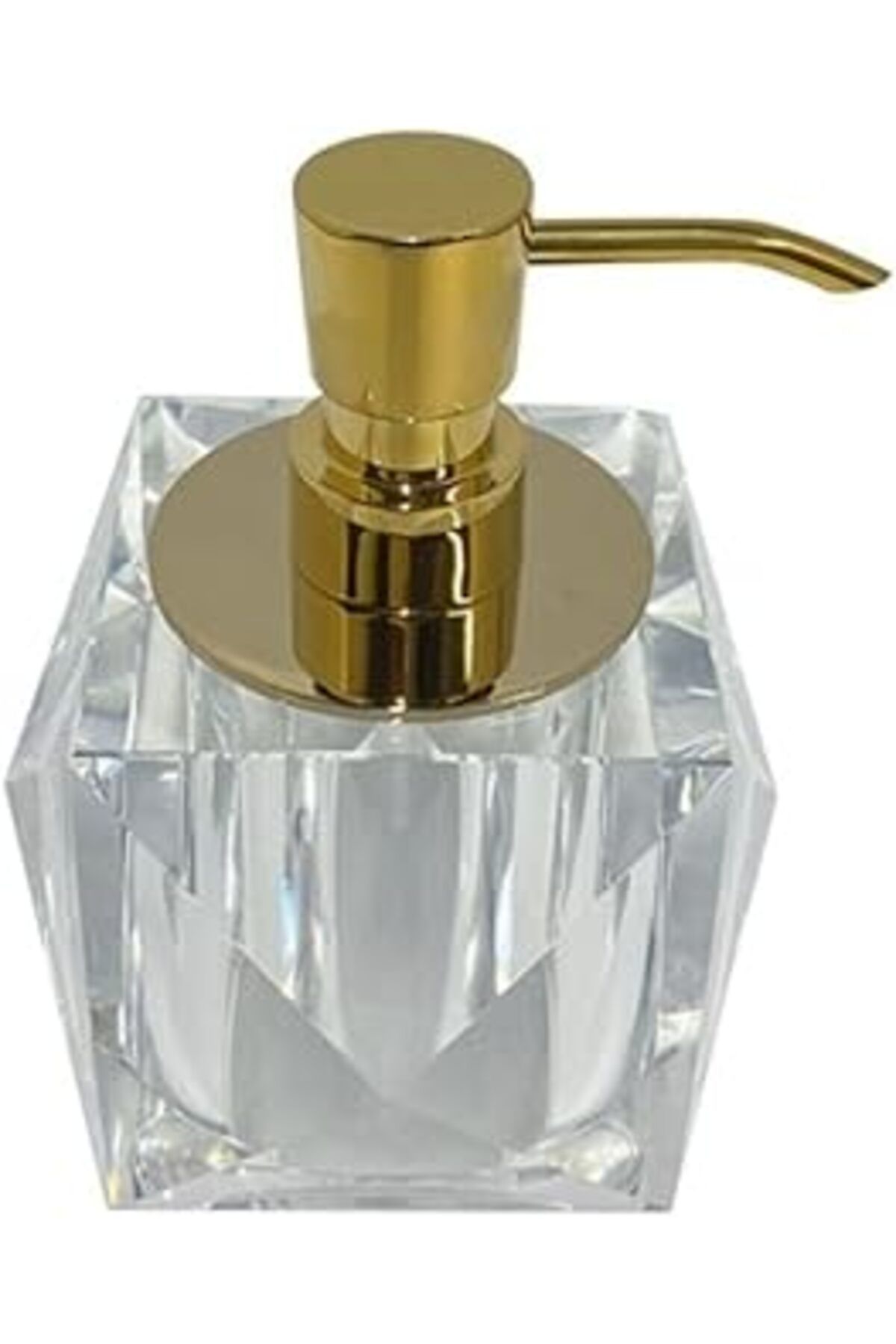 karadağsb System Kristal Sıvı Sabunluk Gold Renk 150X114X114 Mm