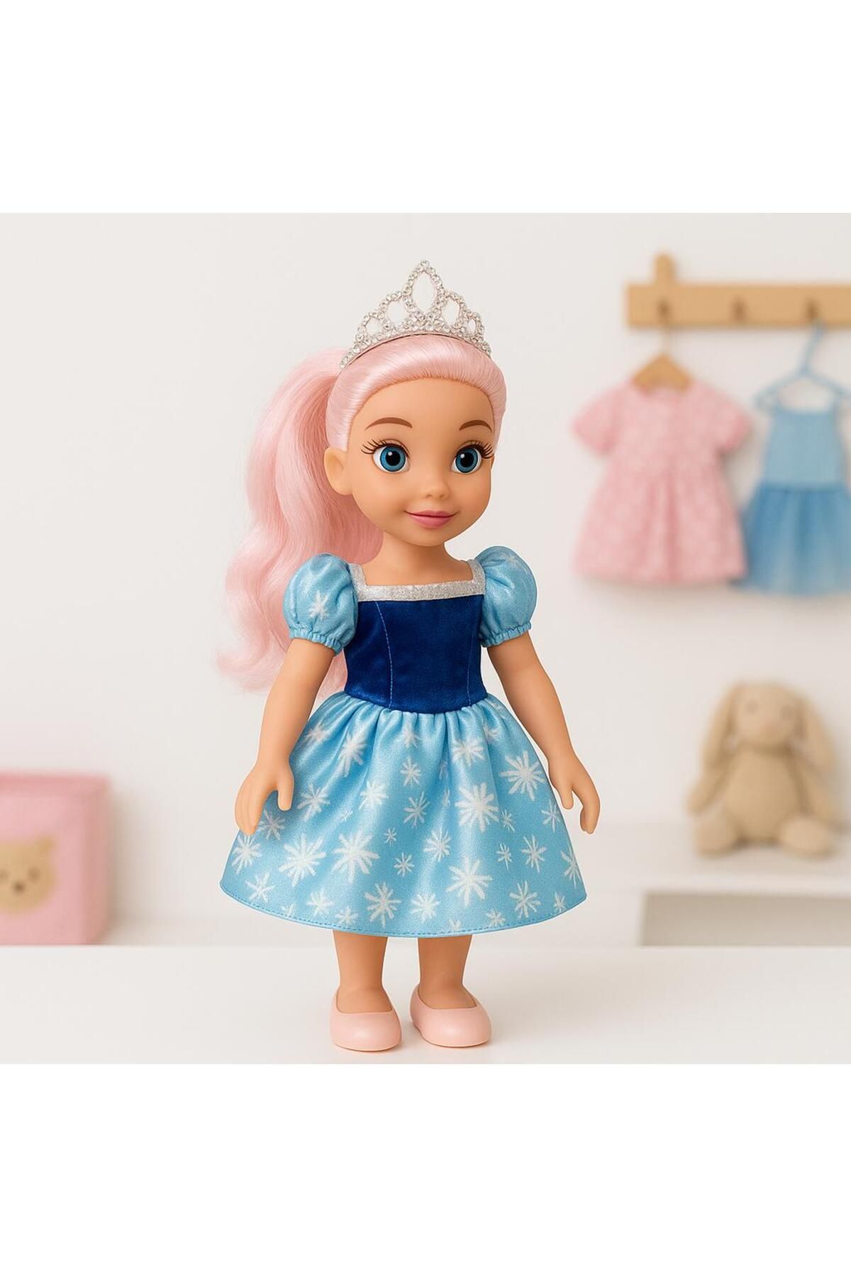 ela777 Henna Eliza Şarkı Söyleyen Moda Oyuncak Bebek Bembe Saçlı