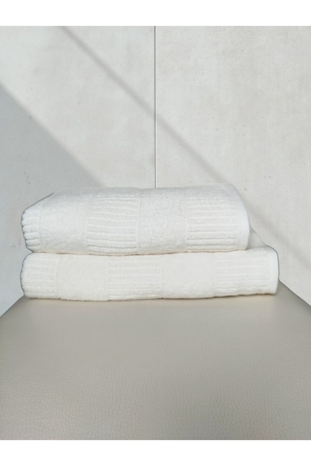 Nurpak Karya 1 Banyo Havlusu 90x150 cm ve 1 Yüz Havlusu 50x90 cm % 100 Pamuk