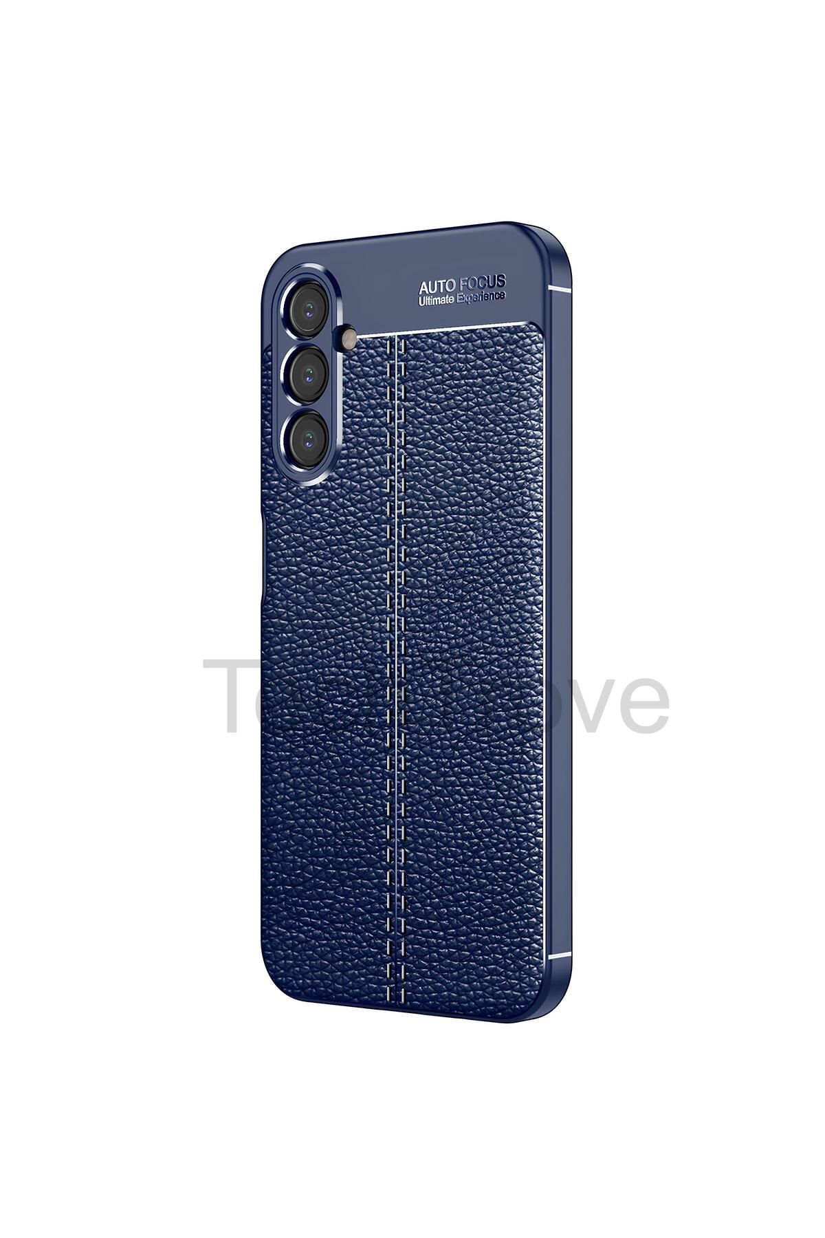 TechTrove Samsung Galaxy A34 Kılıf Deri Extra Korumalı Slikon Kapak