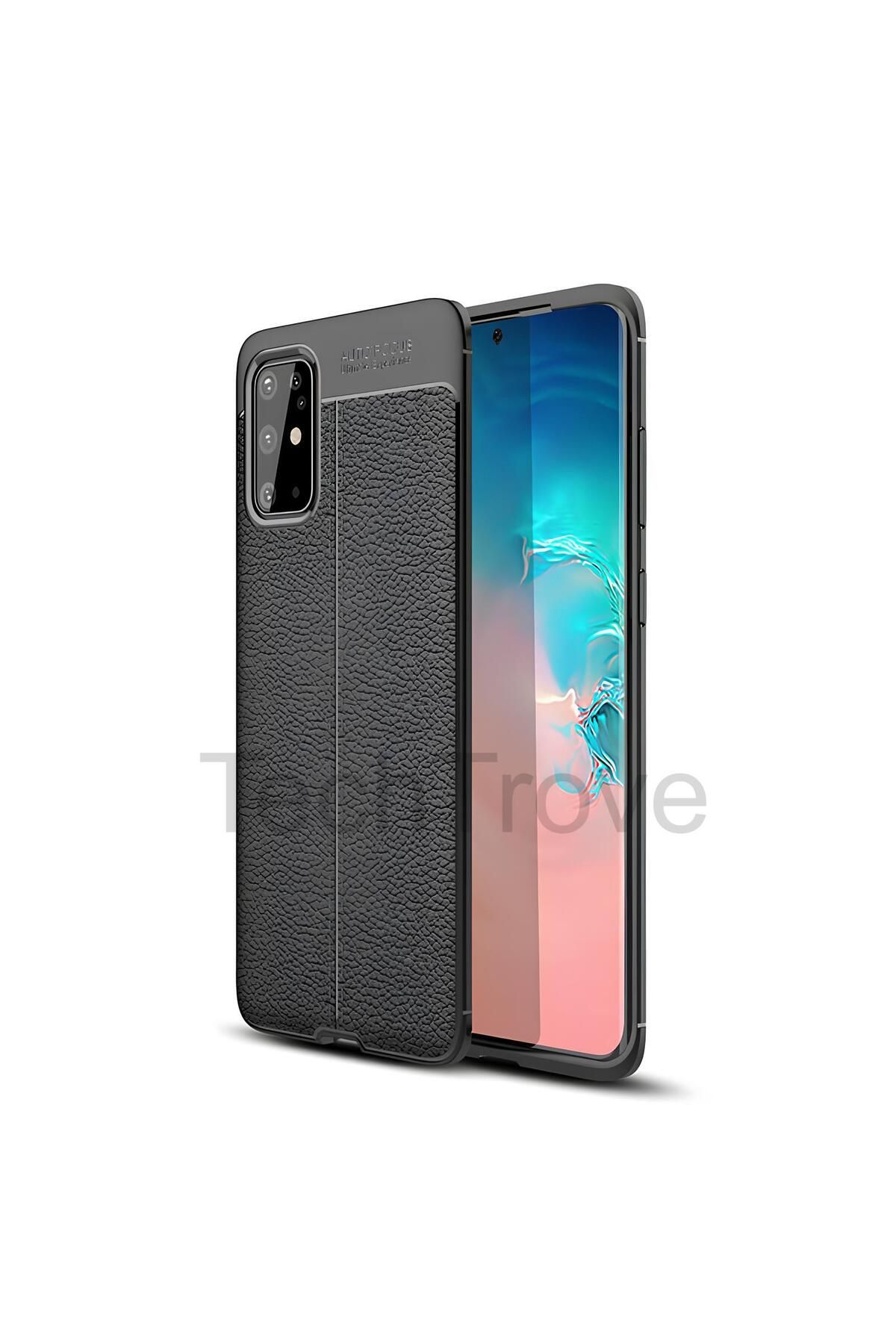 TechTrove Samsung Galaxy S20 Plus Kılıf Deri Extra Korumalı Slikon Kapak