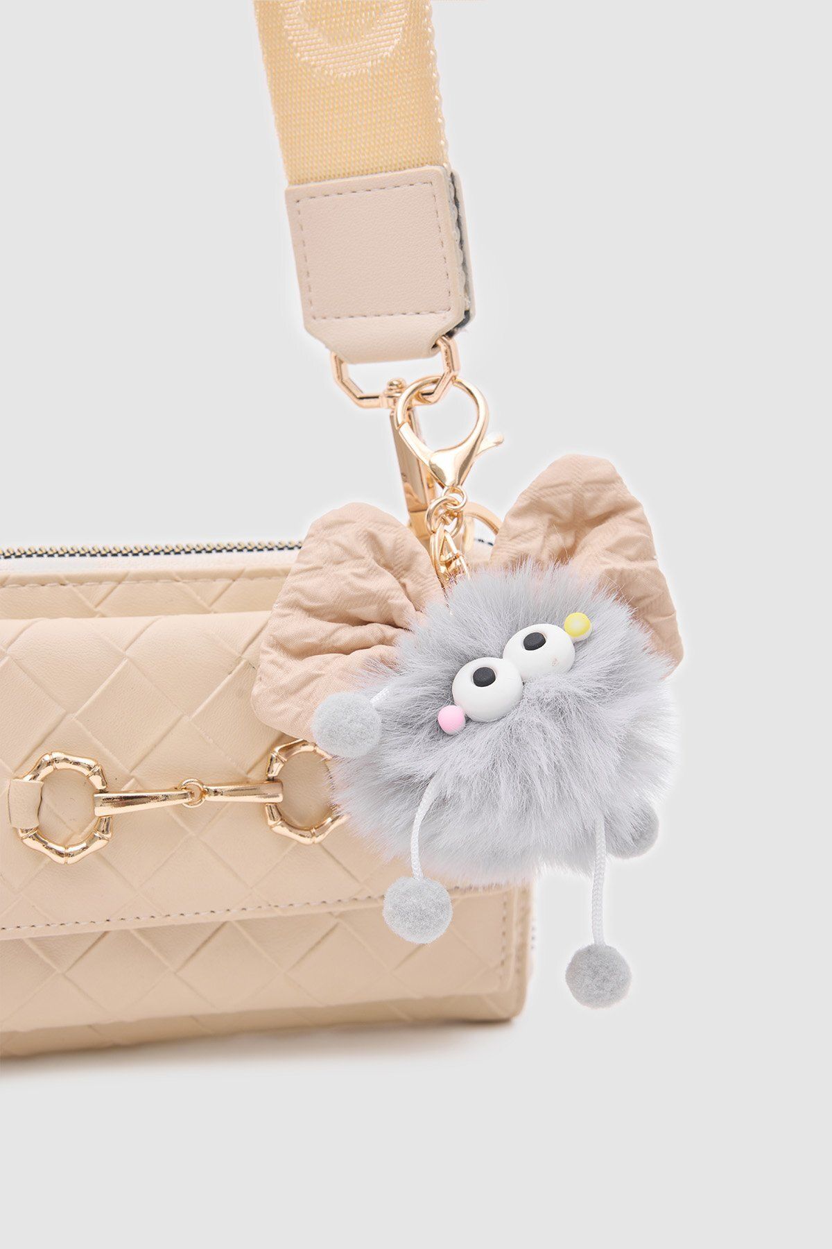 لوازم جانبی کیف زنانه خاکستری با جذابیت پول گوش OLLBAG