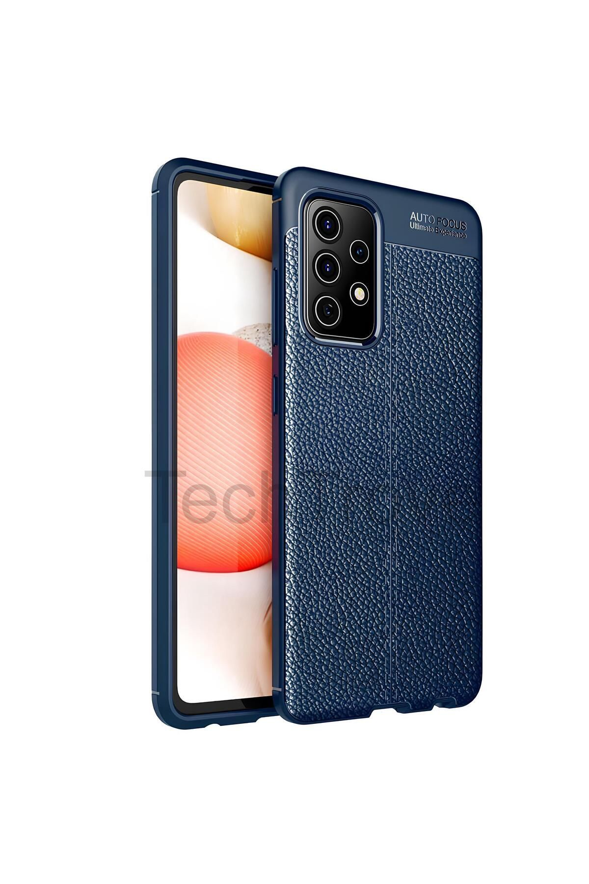 TechTrove Samsung Galaxy A72 Kılıf Deri Extra Korumalı Slikon Kapak