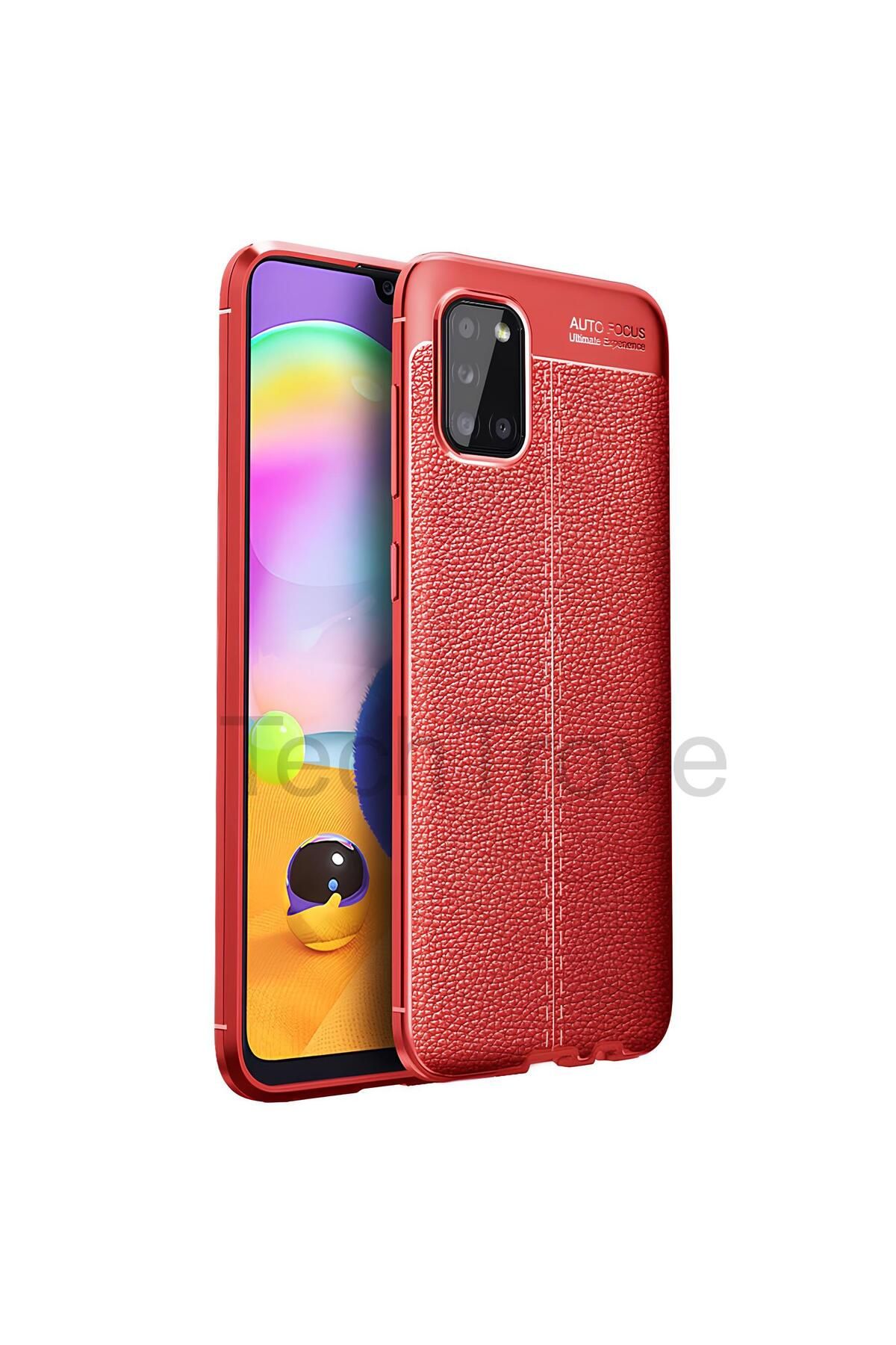 TechTrove Samsung Galaxy A02S Kılıf Deri Extra Korumalı Slikon Kapak