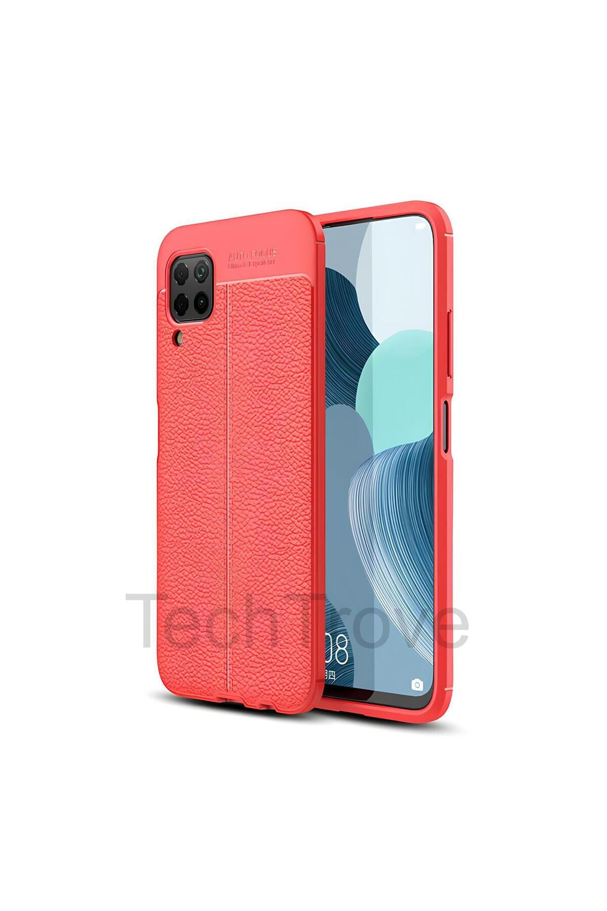 TechTrove Huawei P40 Lite Kılıf Deri Extra Korumalı Slikon Kapak