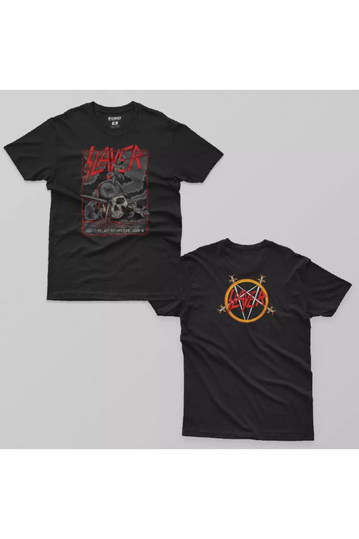 Crazy Slayer Auburn Poster Erkek Tişört