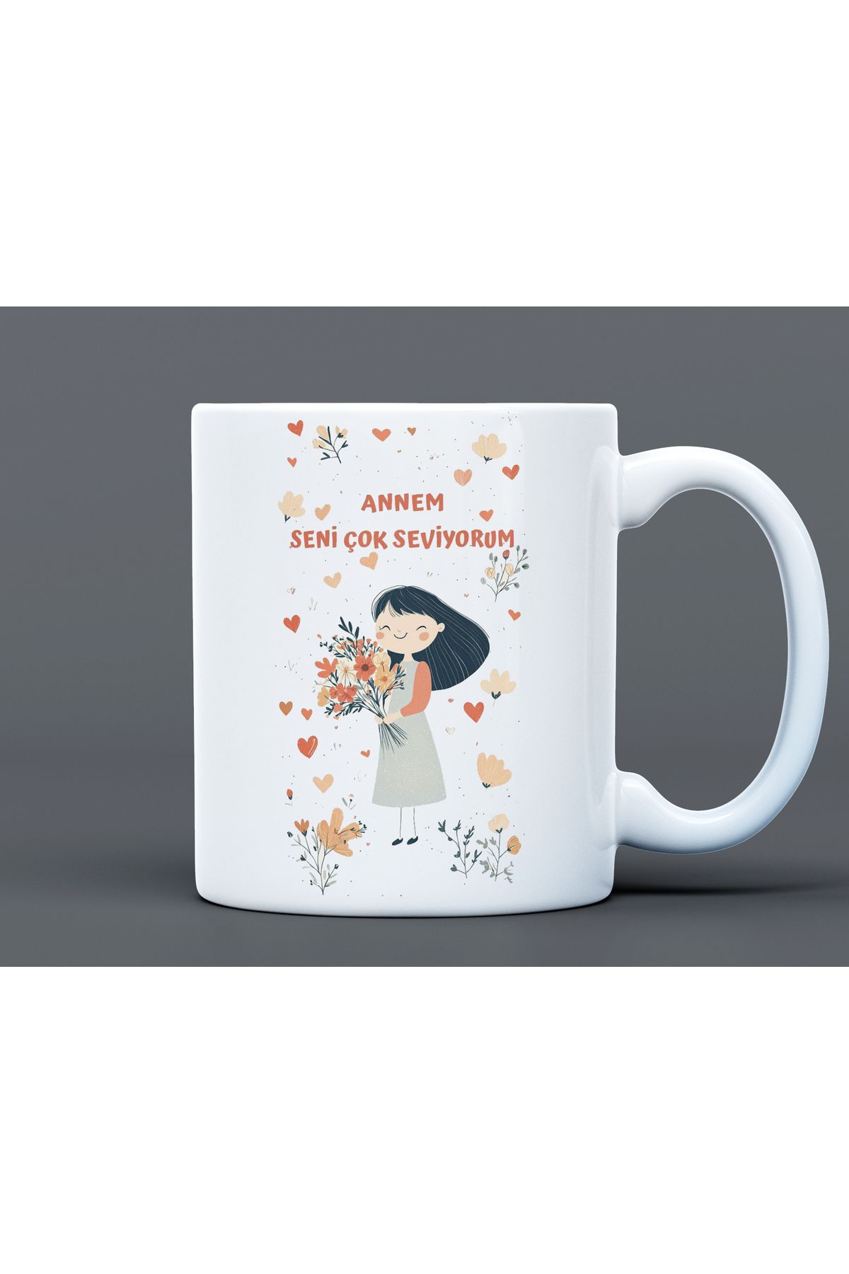 AA Shop Anneler Günü Hediye Büyük Boy Porselen Kupa Bardak
