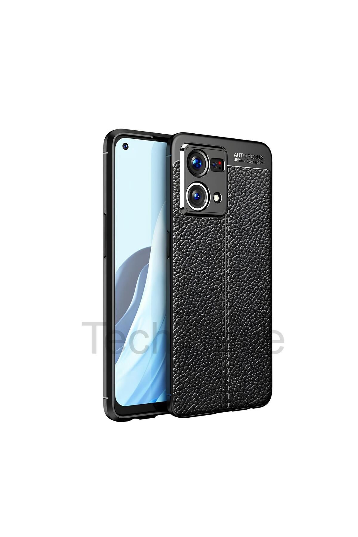 TechTrove Oppo Reno 7 4G Kılıf Deri Extra Korumalı Slikon Kapak