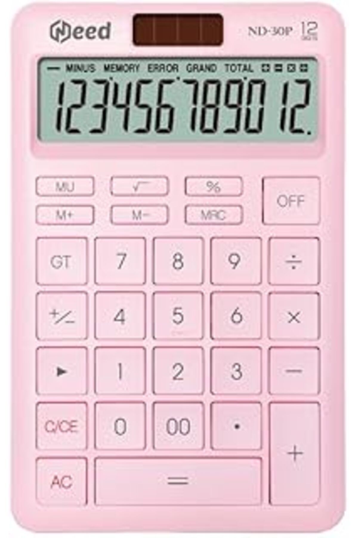 NZM TİCARET Need Nd-30P Pastel Pembe Hesap Makinesi