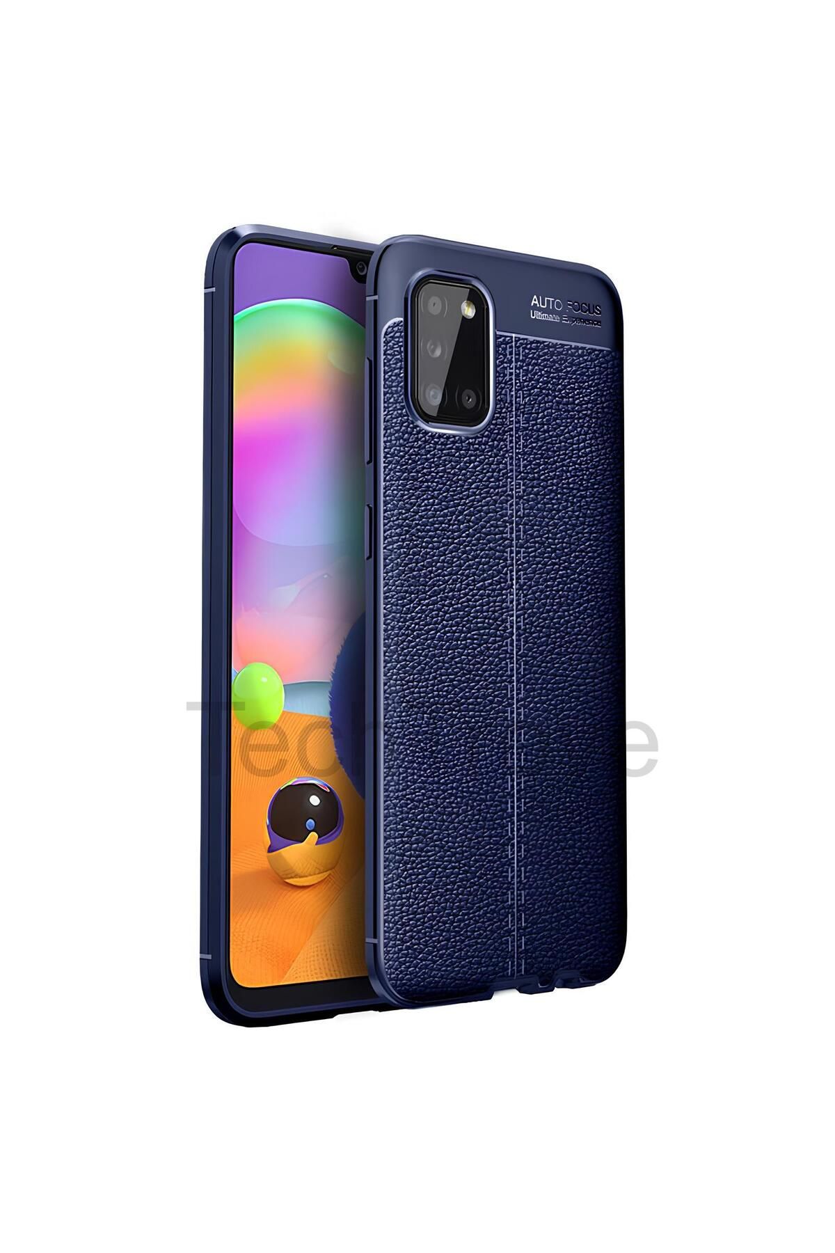TechTrove Samsung Galaxy A31 Kılıf Deri Extra Korumalı Slikon Kapak