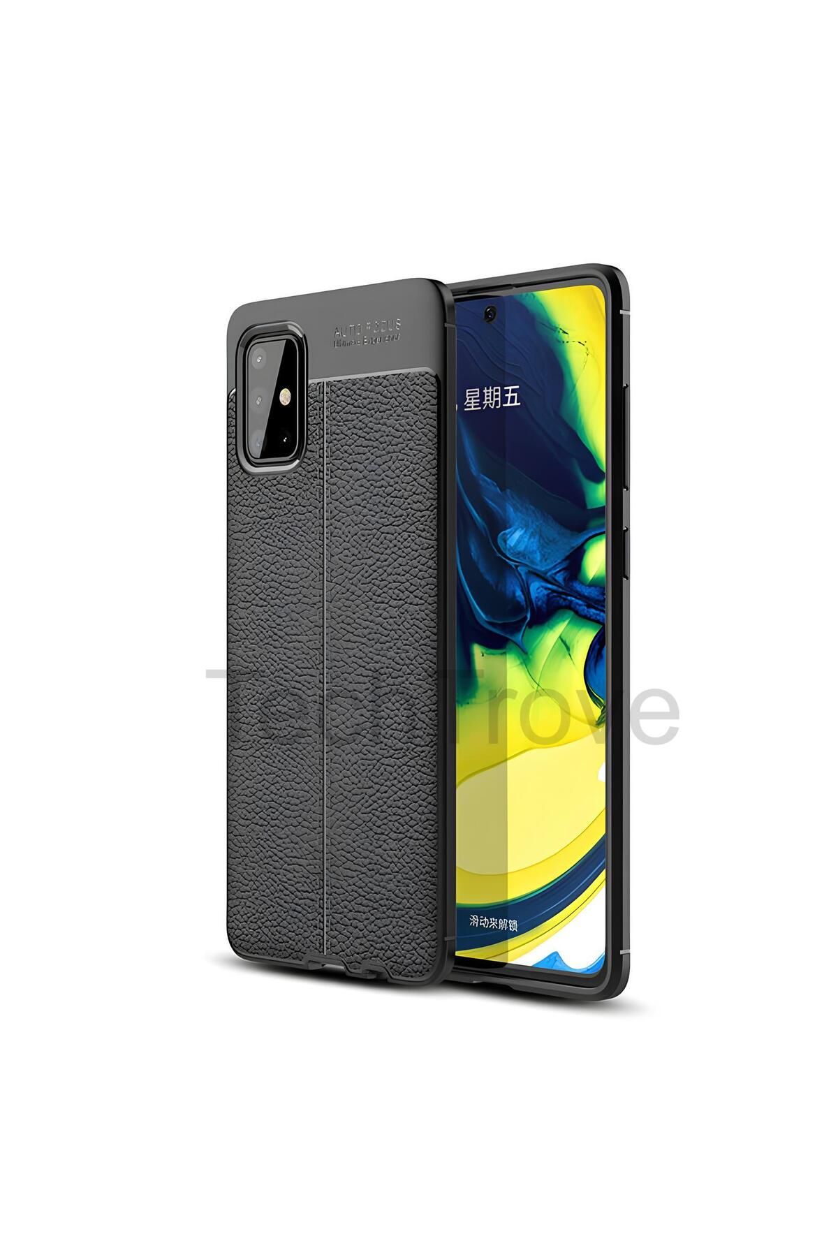 TechTrove Samsung Galaxy M31S Kılıf Deri Extra Korumalı Slikon Kapak
