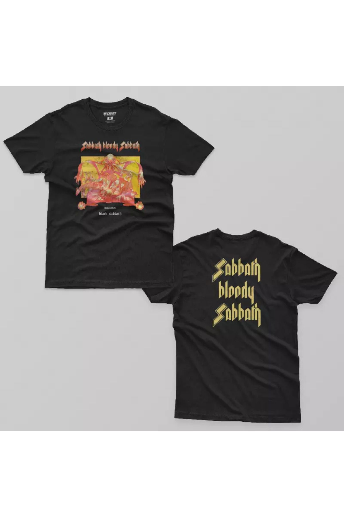 Crazy Black Sabbath Bloody Sabbath Erkek Tişört