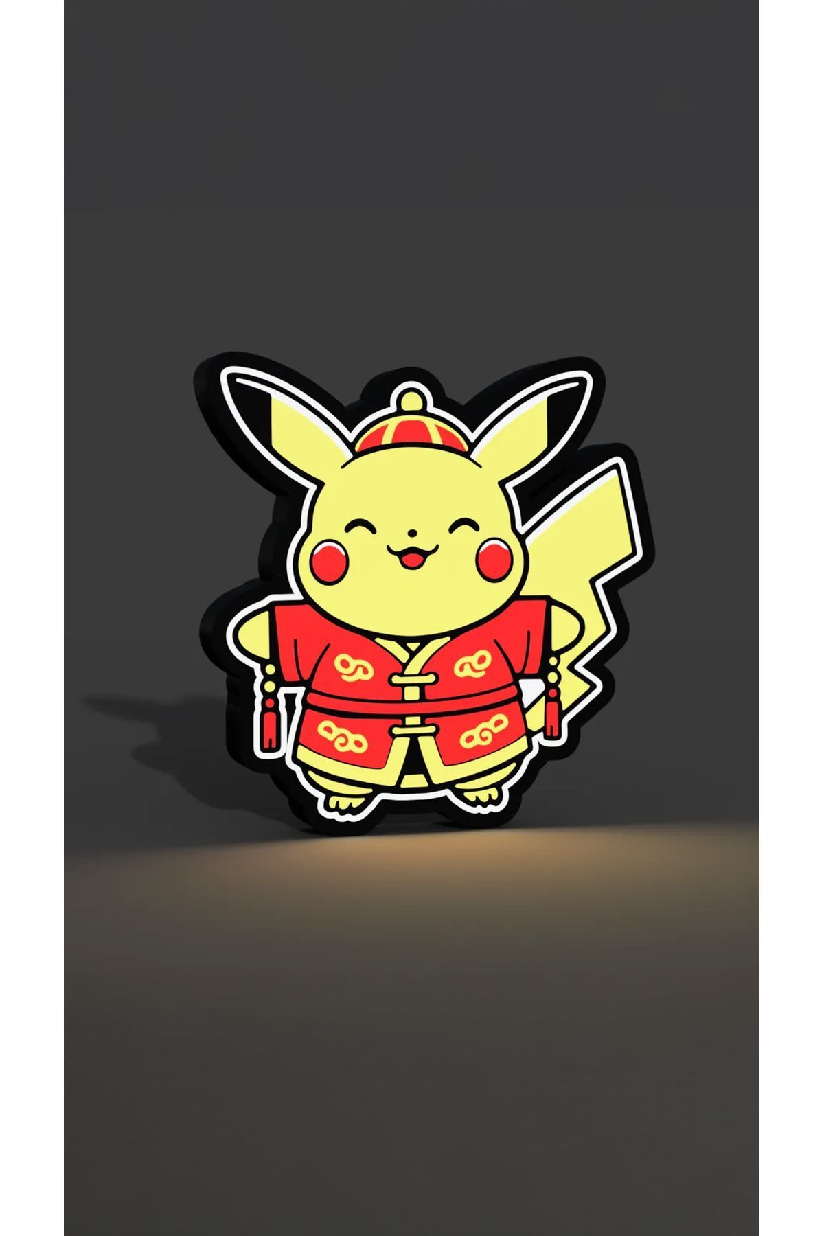 SerenityHaven Pikachu Dekoratif Aydınlatma LED Gece Lambası