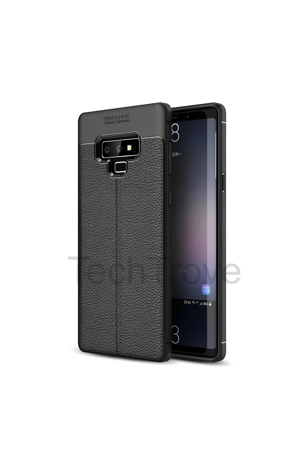 TechTrove Samsung Galaxy Note 9 Kılıf Deri Extra Korumalı Slikon Kapak