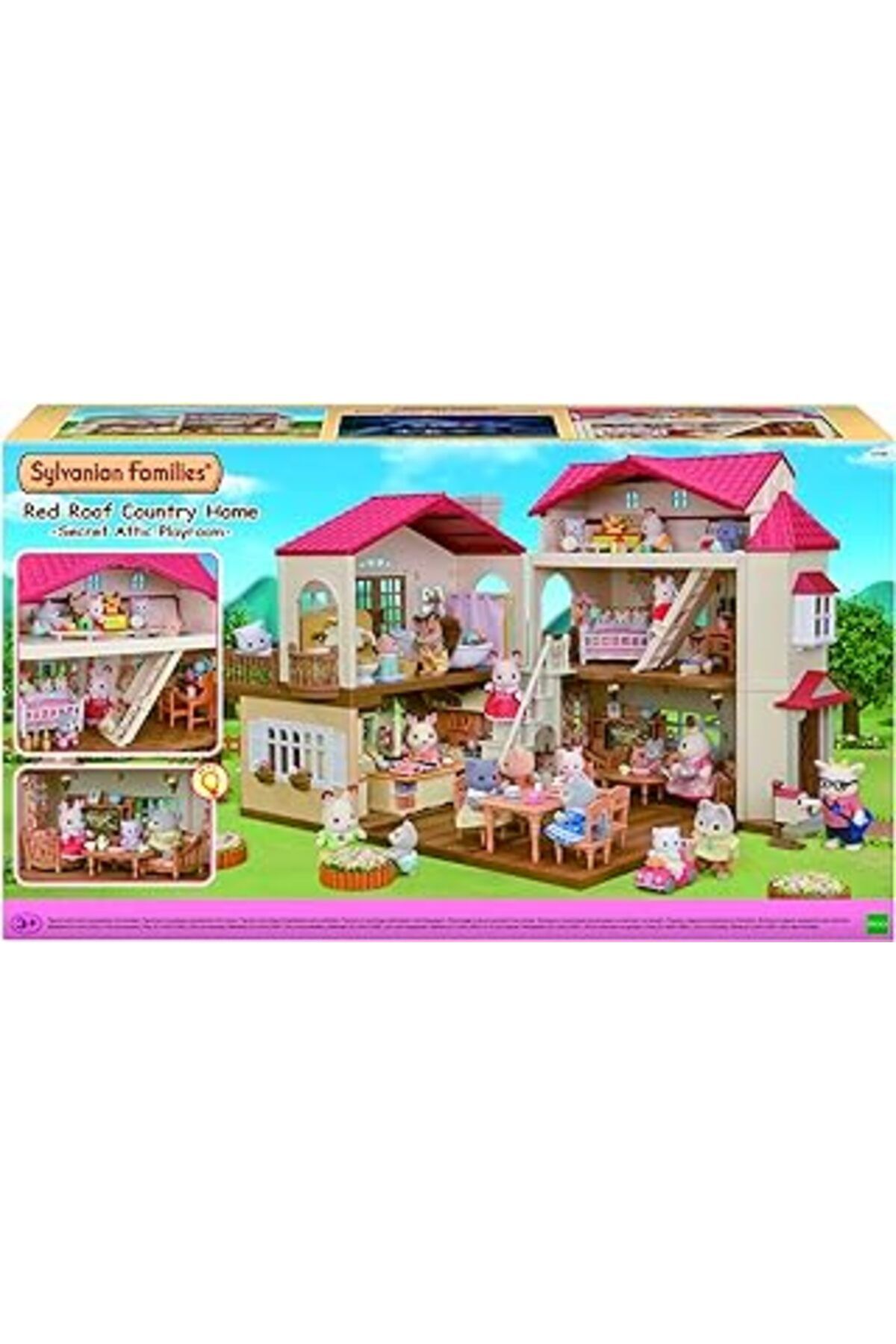 robotrend Sylvanian Families Epoch Esf5708 Oyun Odalı Işıklı Şehir Evi Oyuncak