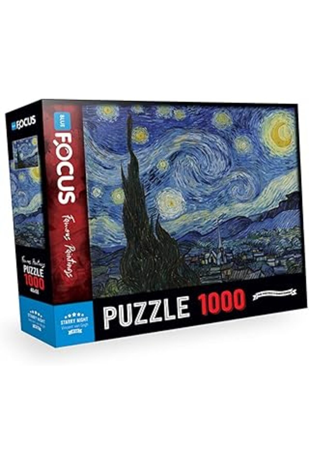 karadağsb Blue Focus-1000 Parça Puzzle - Yıldızlı Gece