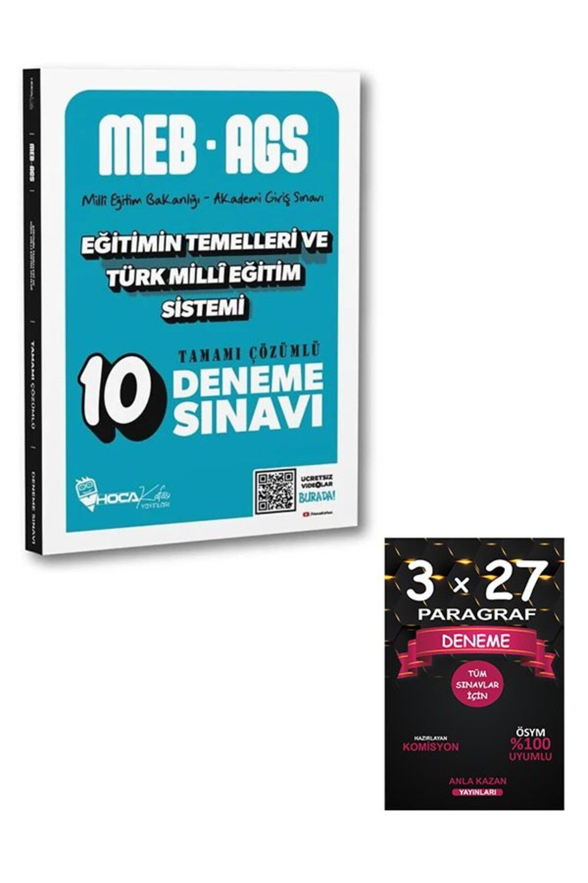 Pegem Akademi Yayıncılık Hoca Kafası 2025 MEB-AGS Eğitimin Temelleri ve Türk Milli Eğitim Sistemi 10 Deneme Çözümlü