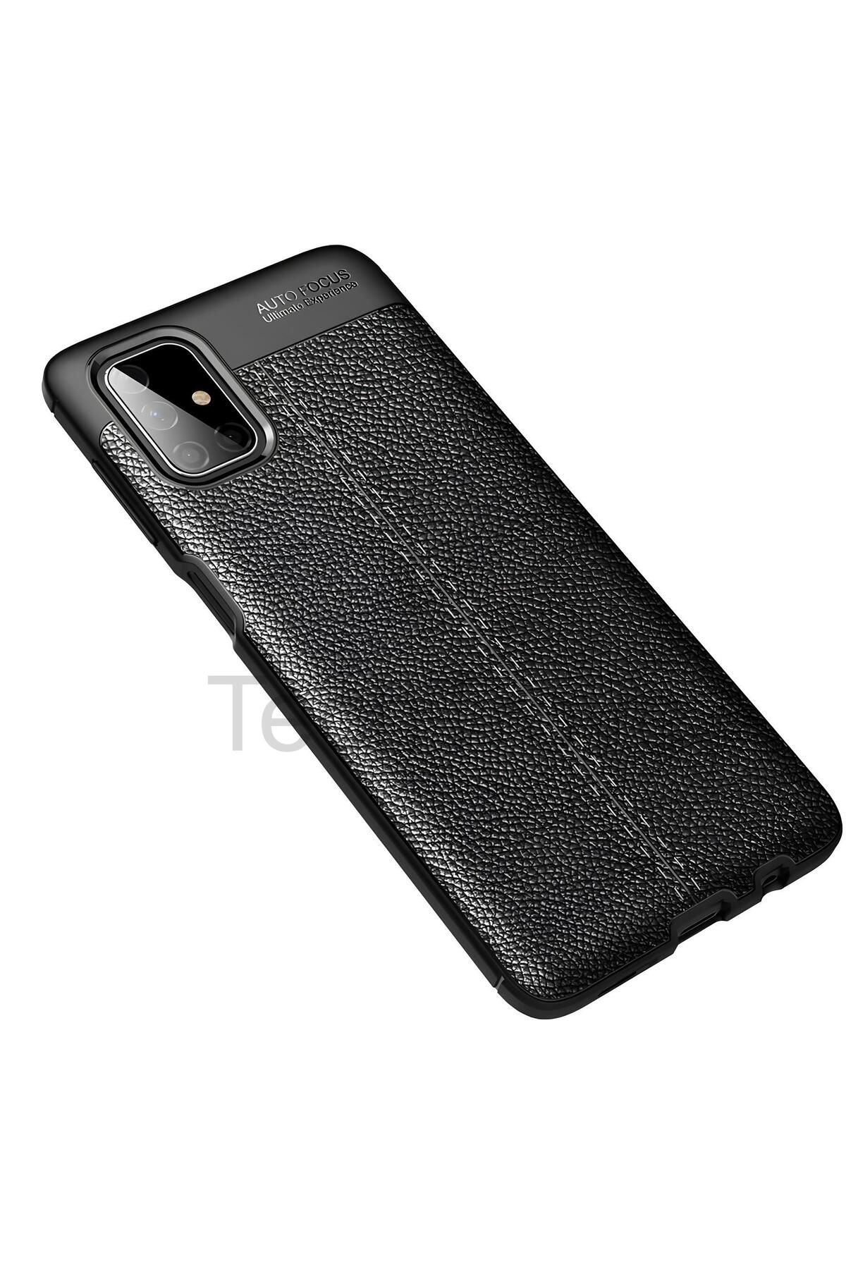 TechTrove Samsung Galaxy M51 Kılıf Deri Extra Korumalı Slikon Kapak